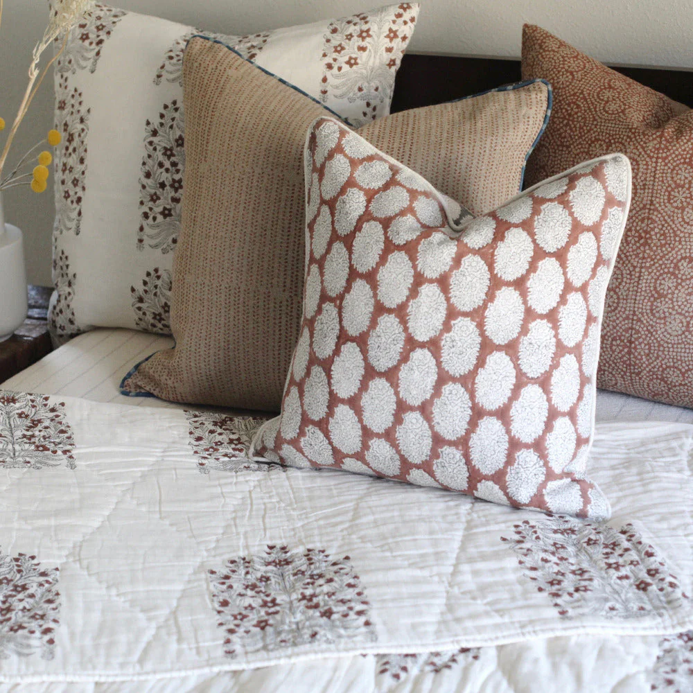 Wisteria Saffron Pillow - Image 2