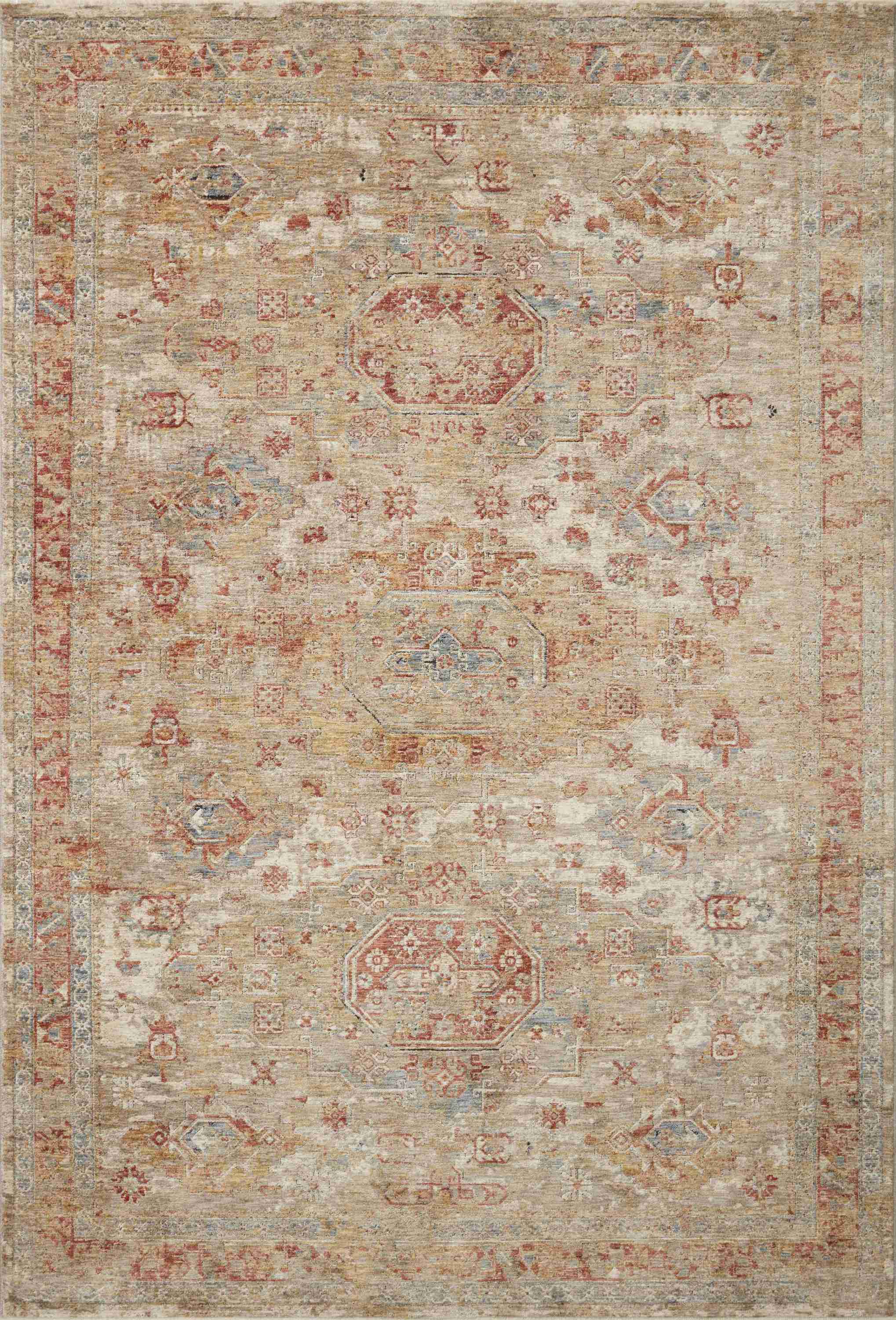 Loloi | Gaia Collection | Gold / Taupe | GAA-02 - Image 1