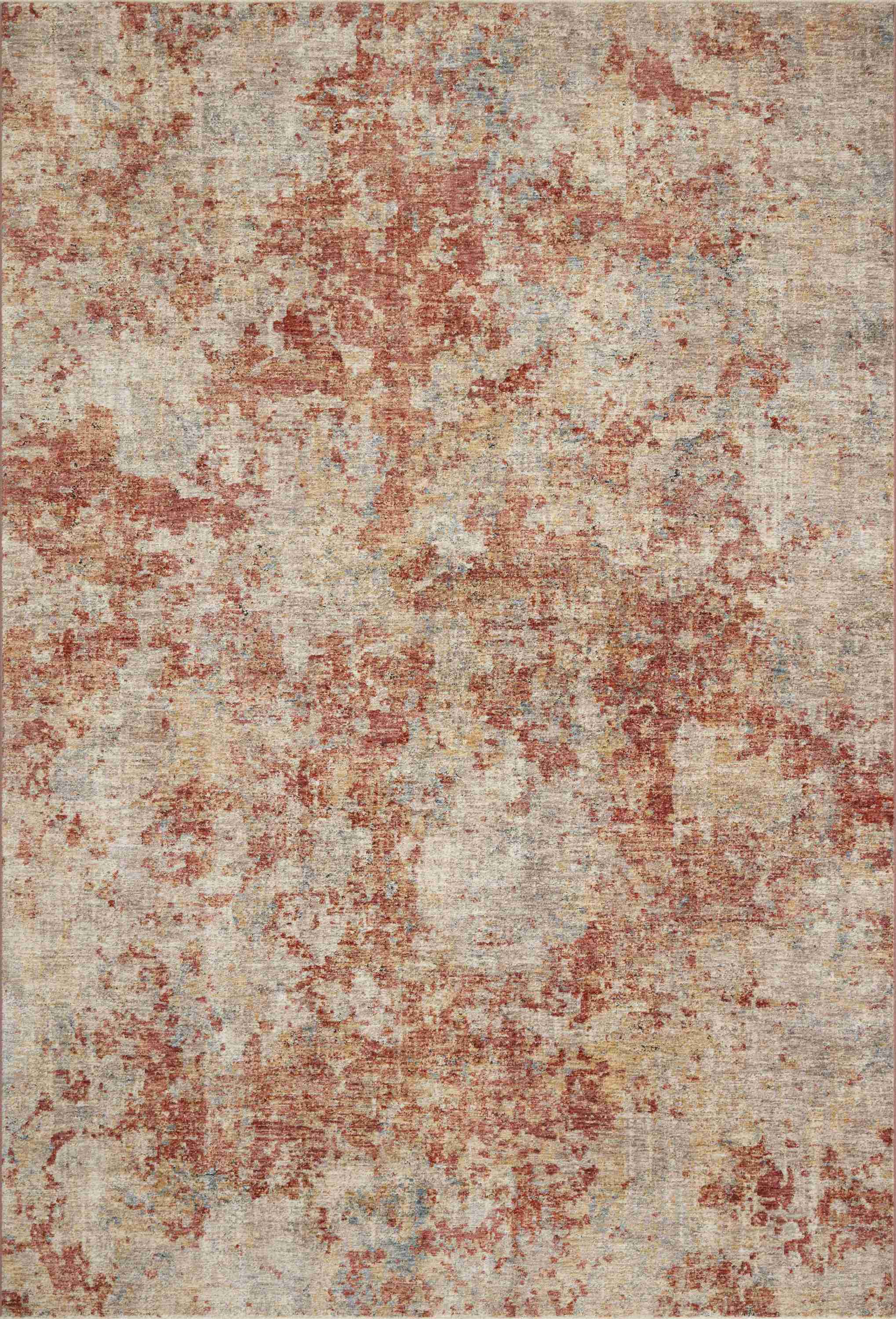 Loloi | Gaia Collection | Taupe / Brick | GAA-03 - Image 1