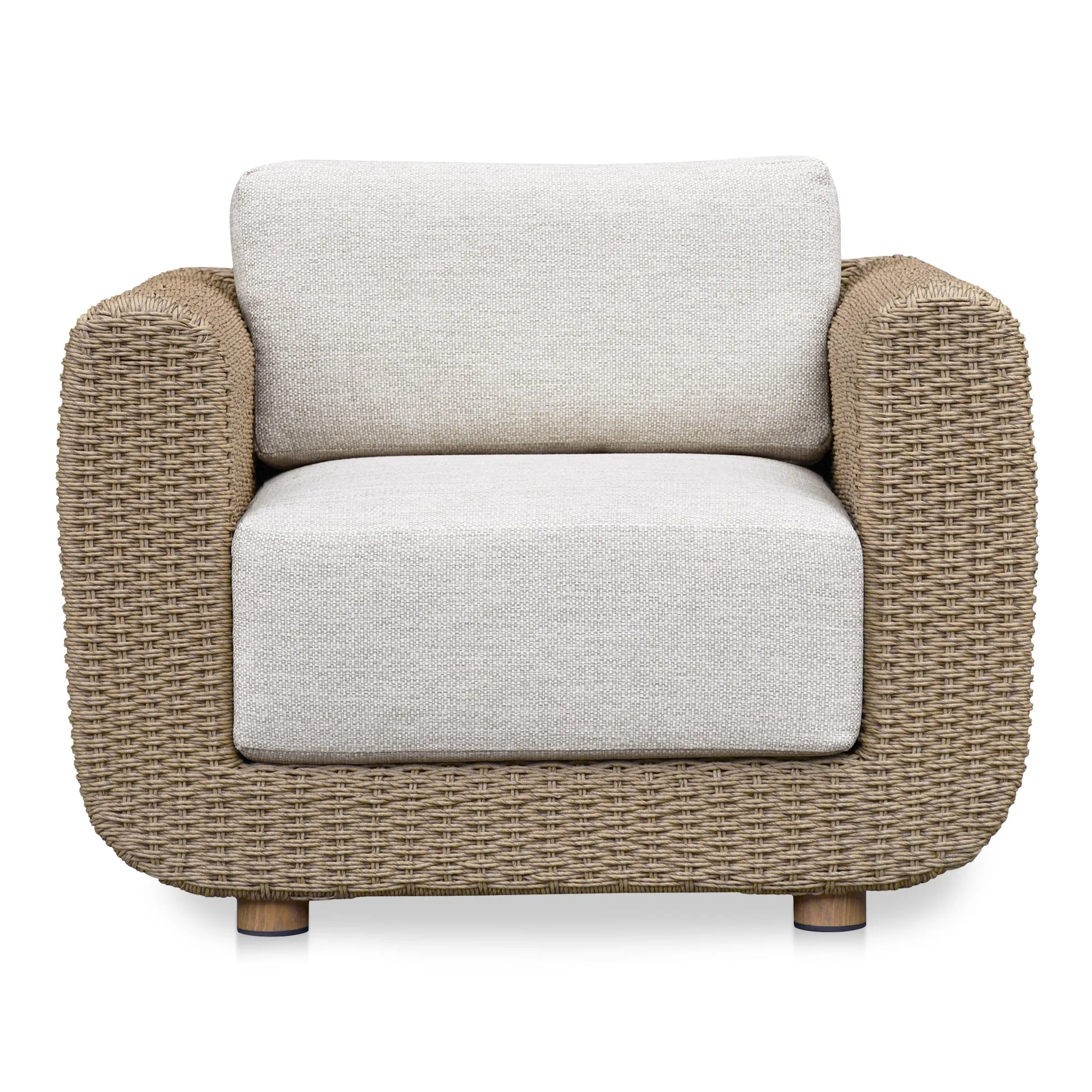 Soma Outdoor Accent Chair Natural - Image 1