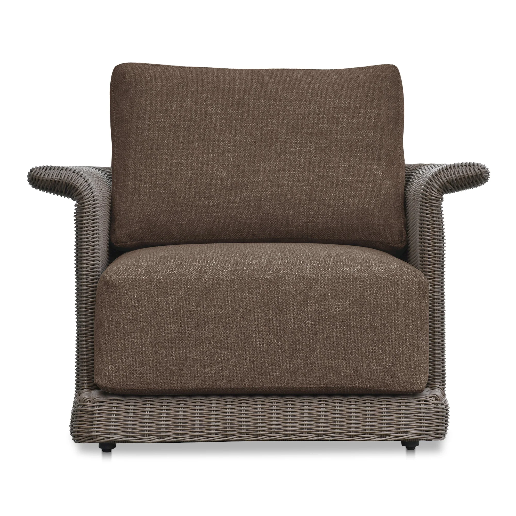 Meredith Outdoor Accent Chair Brown - Image 1