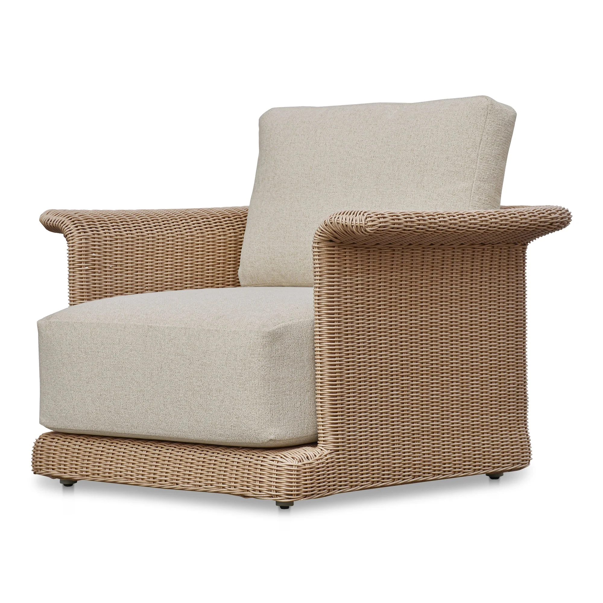 Meredith Outdoor Accent Chair Beige - Image 2