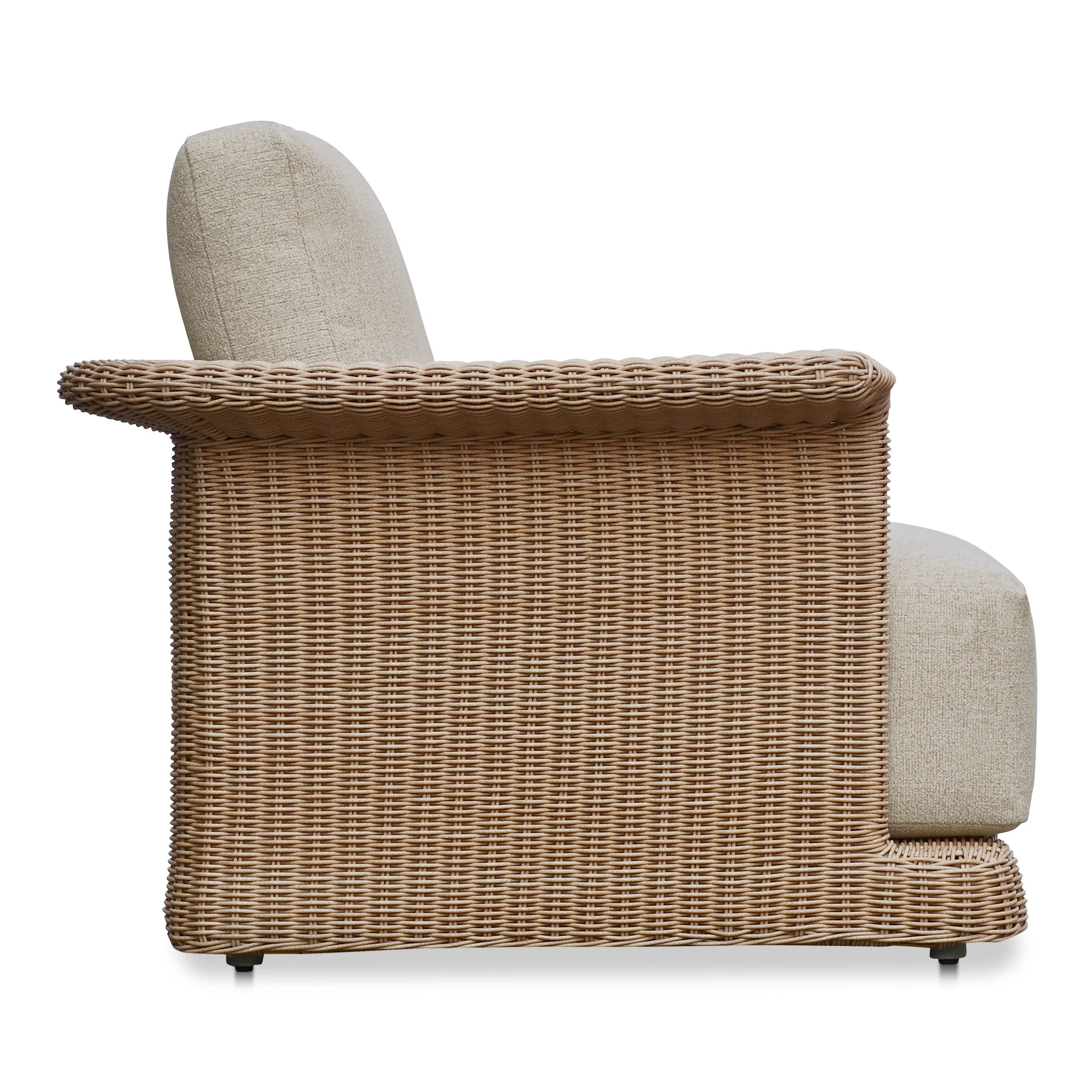Meredith Outdoor Accent Chair Beige - Image 3