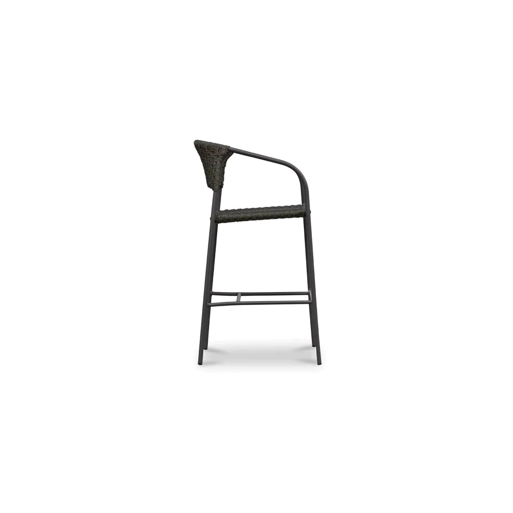 Zola Outdoor Bar Stool Dark Brown - Image 3