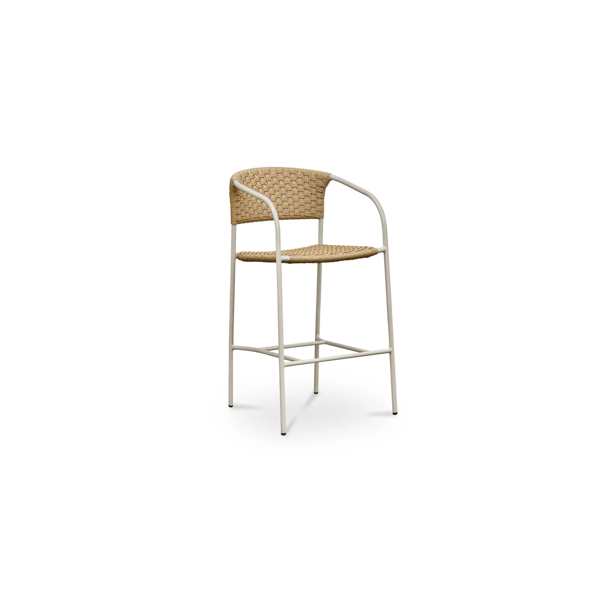 Zola Outdoor Bar Stool Natural - Image 2