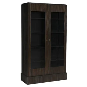 Noho Hutch | Hand Rubbed Black with Light Brown Trim - Image 1