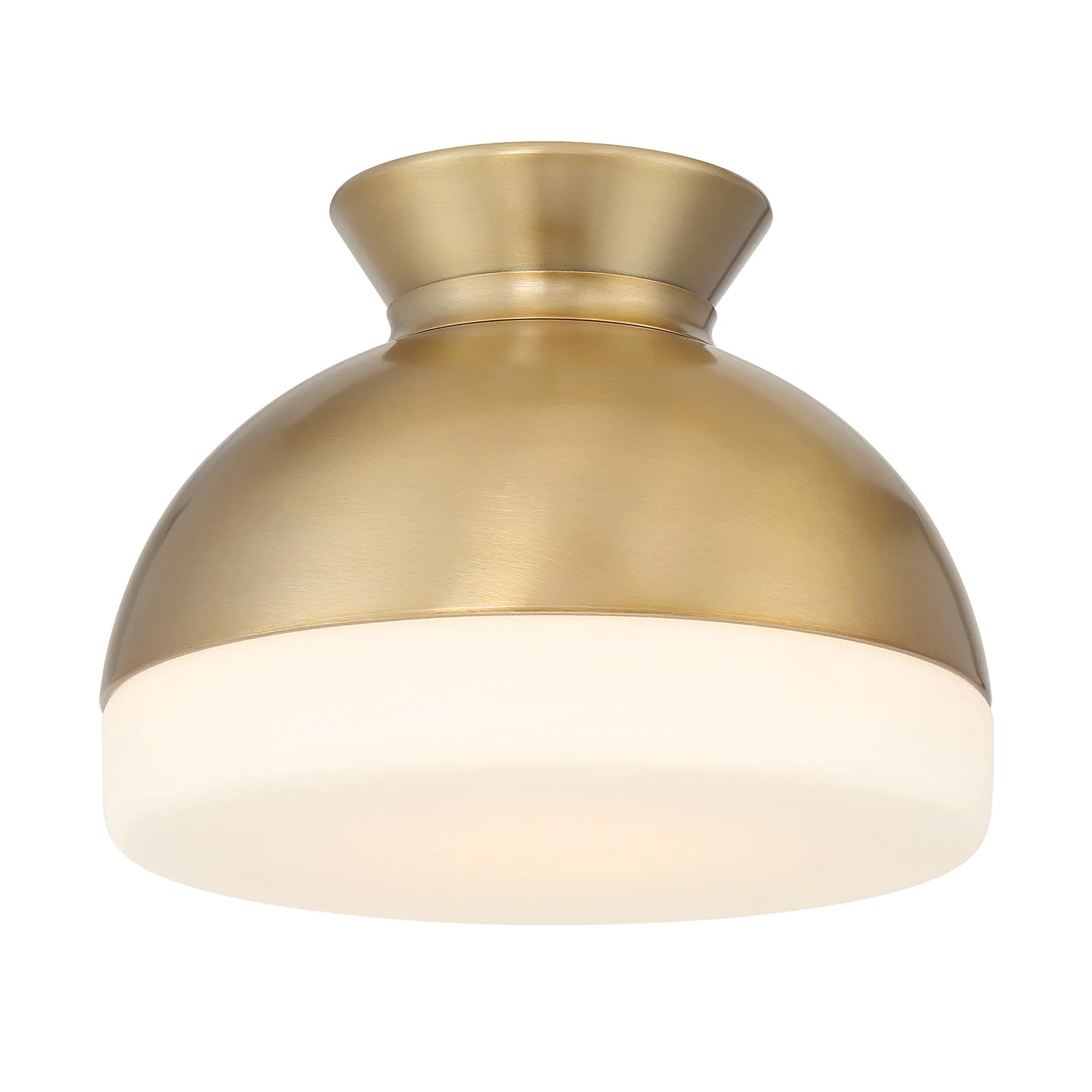 Brian Patrick Flynn Gidget 10.25” Vibrant Gold Flush Mount