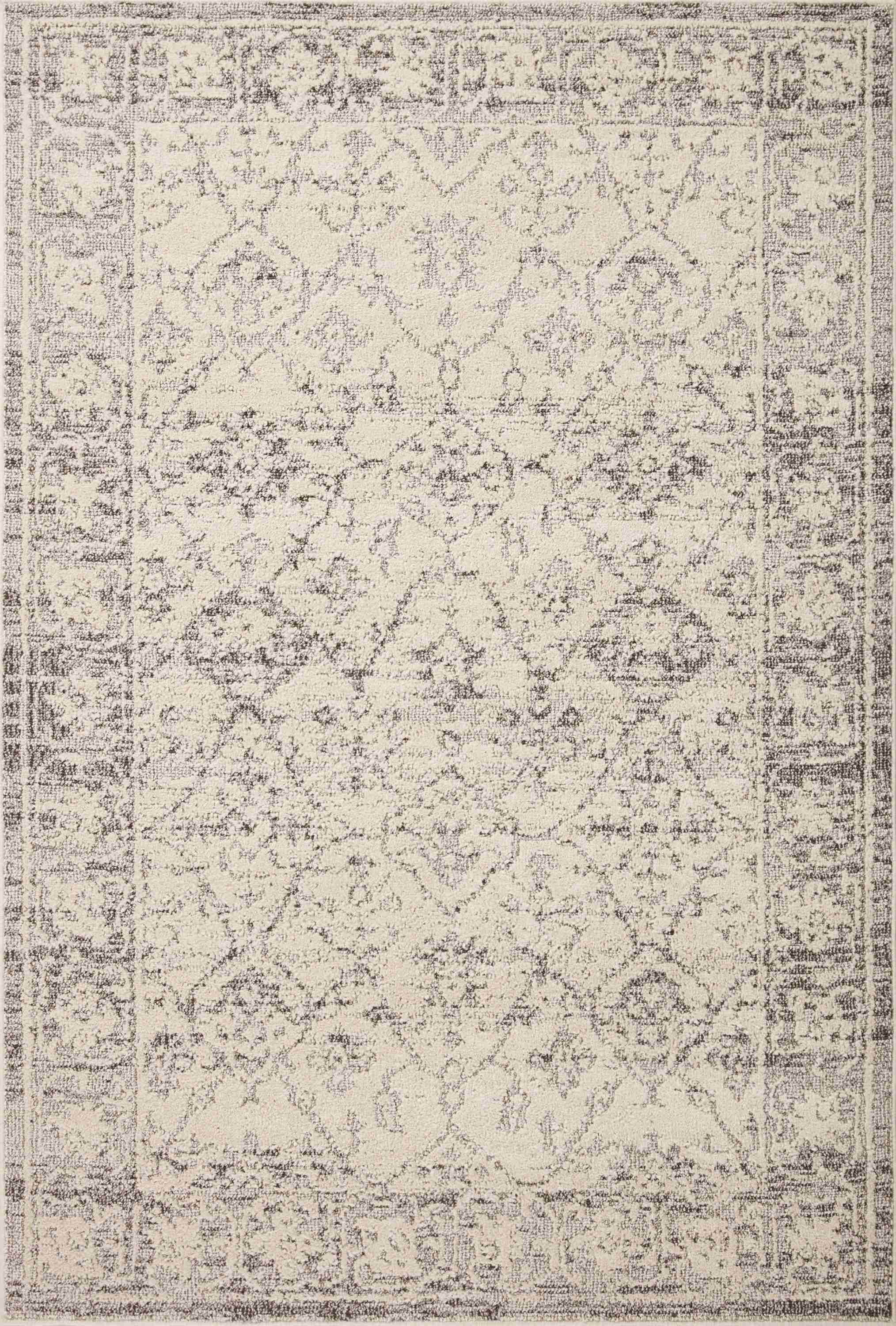Magnolia Home by Joanna Gaines x Loloi | Gigi Collection | Ivory / Stone | GIG-02 - Image 1