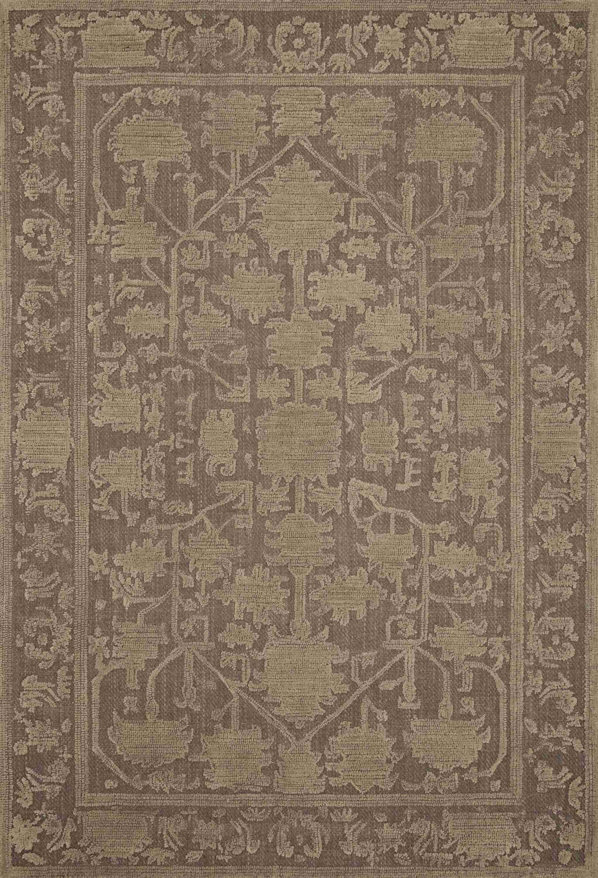 Magnolia Home by Joanna Gaines x Loloi | Gloria Collection | Bark / Khaki | GLO-01 - Image 1