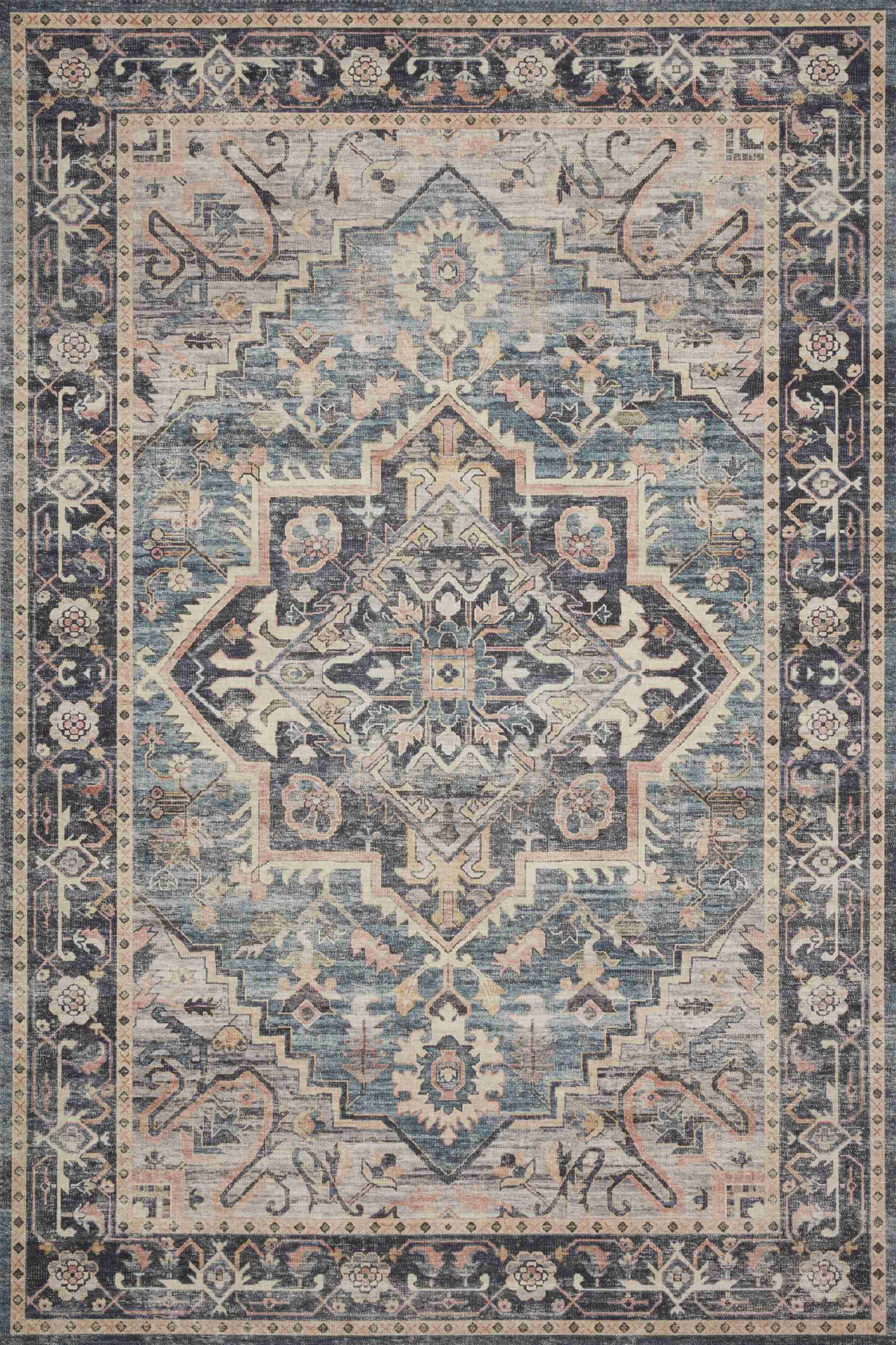 Loloi II | Hathaway Collection | Navy / Multi | HTH-01 - Image 1