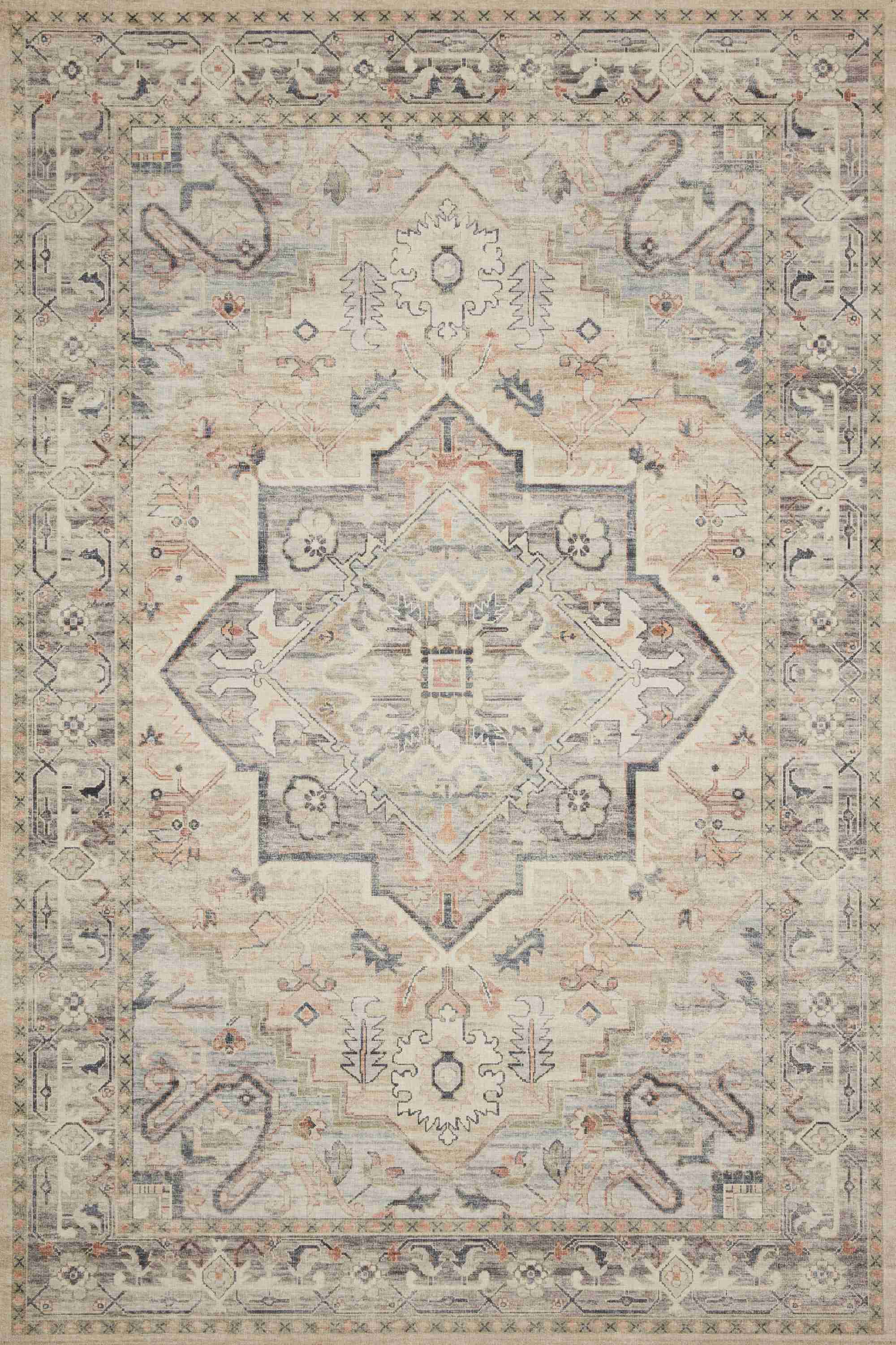 Loloi II | Hathaway Collection | Multi / Ivory | HTH-07 - Image 1