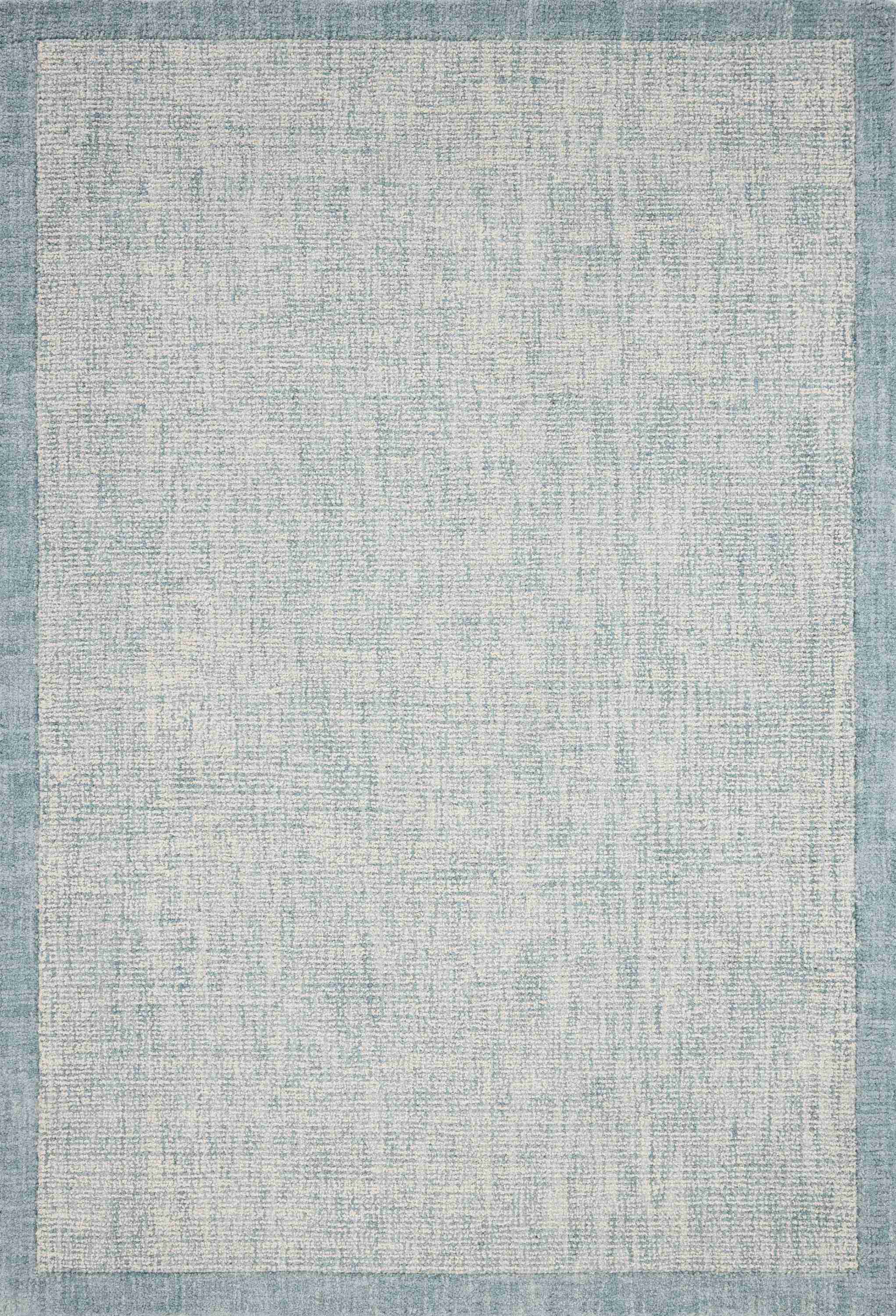 Magnolia Home by Joanna Gaines x Loloi | Henley Collection | Ivory / Blue | HNY-01 - Image 1