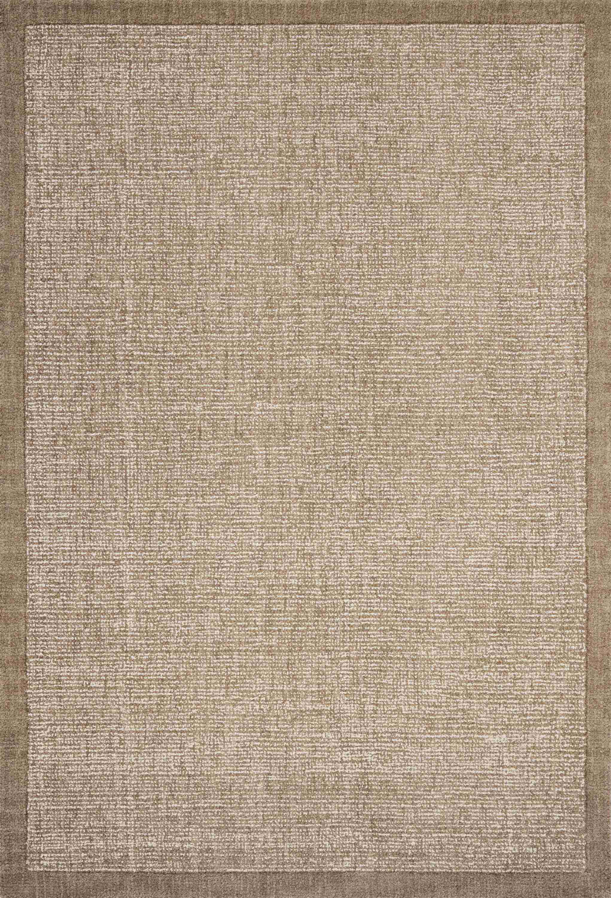 Magnolia Home by Joanna Gaines x Loloi | Henley Collection | Ivory / Brown | HNY-01 - Image 1