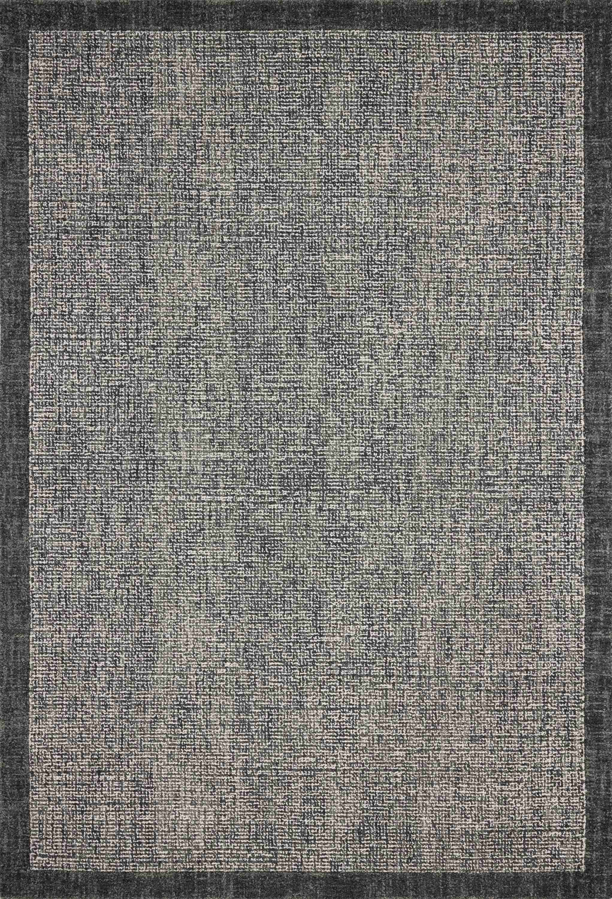 Magnolia Home by Joanna Gaines x Loloi | Henley Collection | Ivory / Charcoal | HNY-01 - Image 1