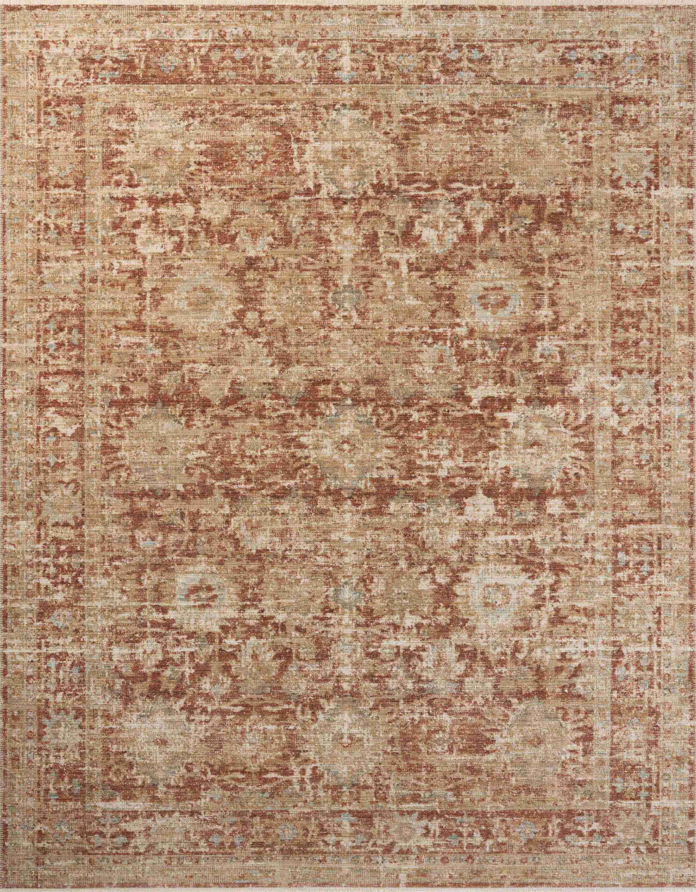 Loloi | Heritage Collection | Brick / Multi | HER-03