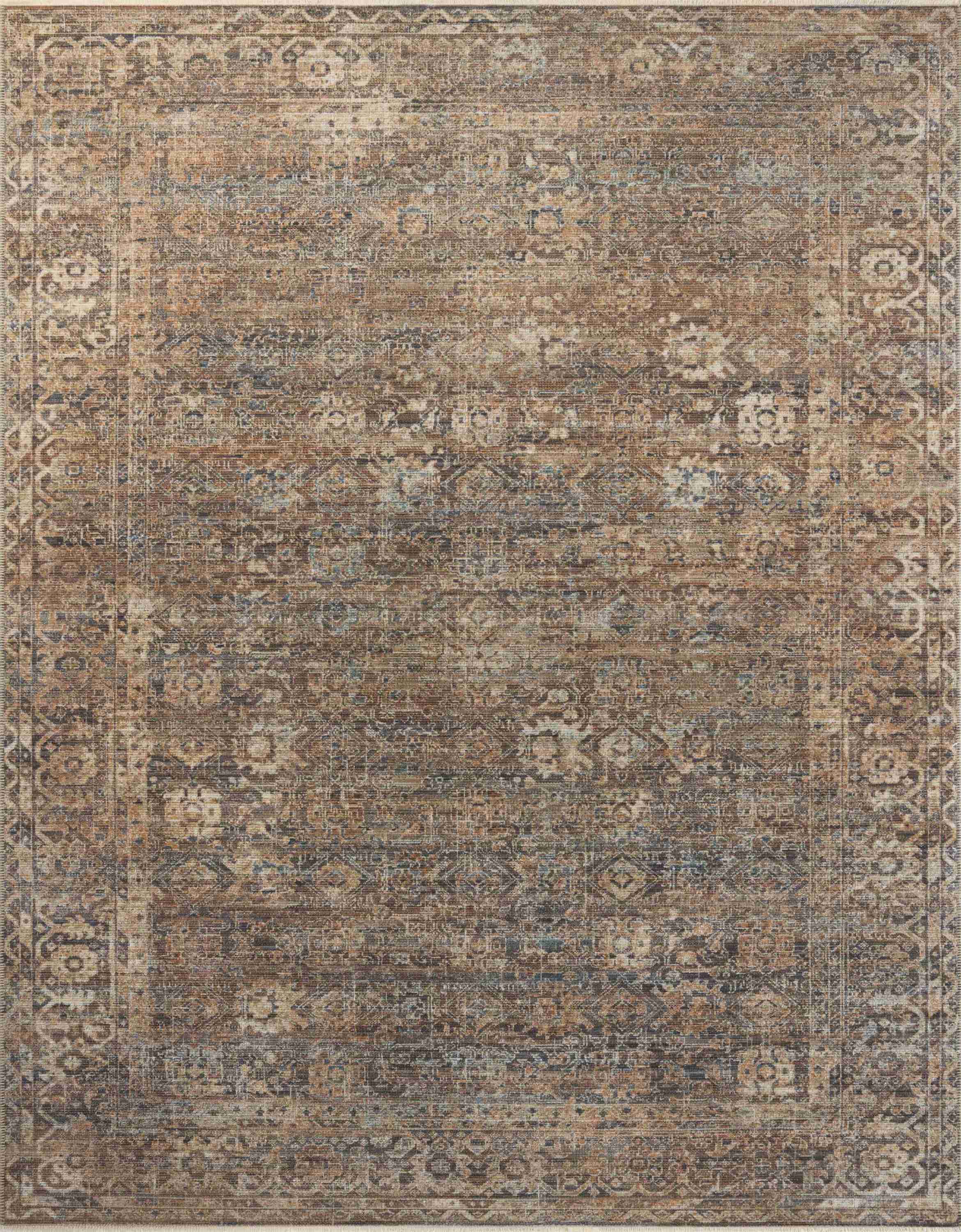 Loloi | Heritage Collection | Mocha / Denim | HER-07