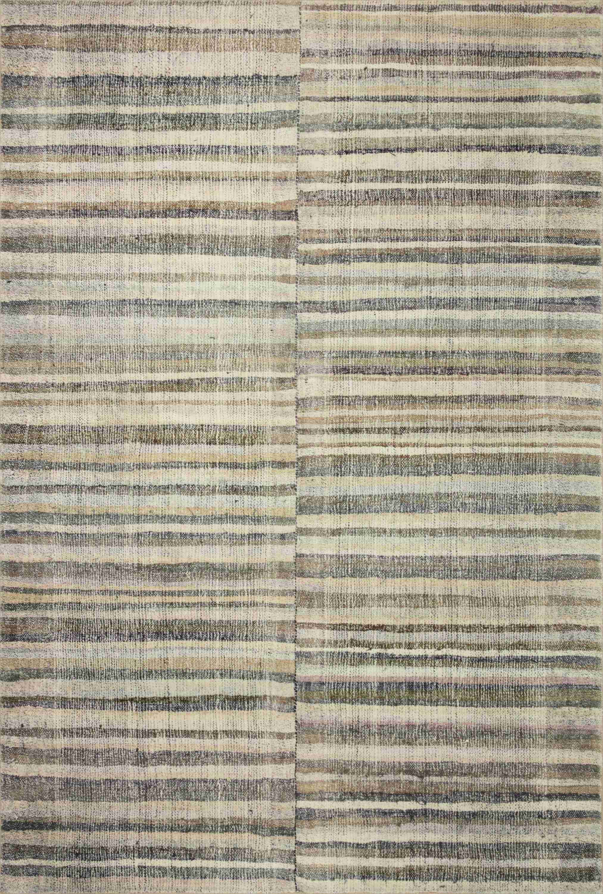 Chris Loves Julia x Loloi | Humphrey Collection | Natural / Moss | HUM-01 - Image 1