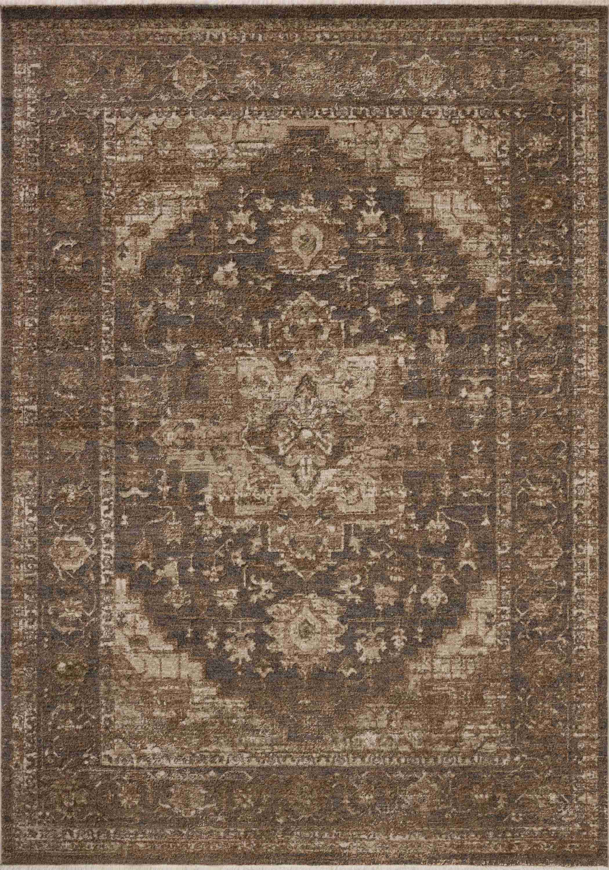 Loloi II | Haywood Collection | Charcoal / Mocha | HYD-03 - Image 1