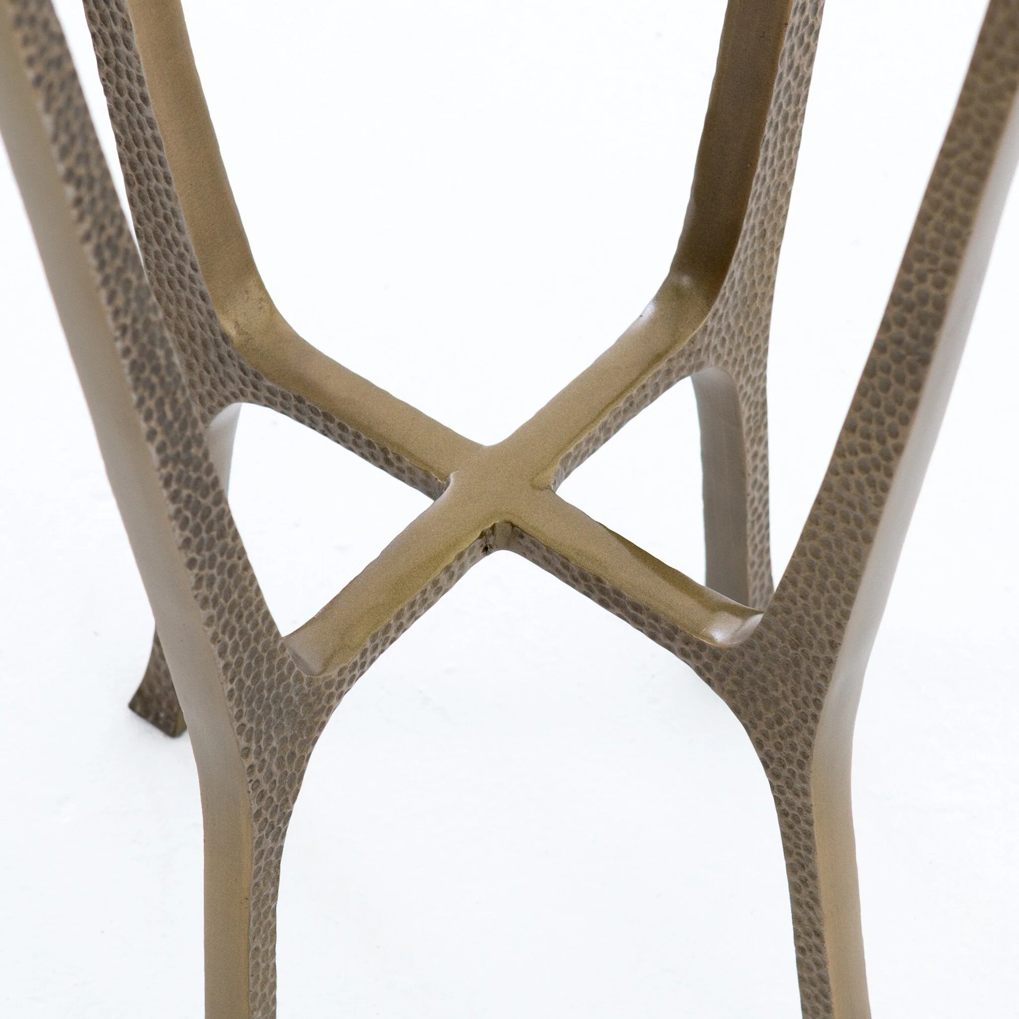 Creighton End Table - Aged Brass - Image 3