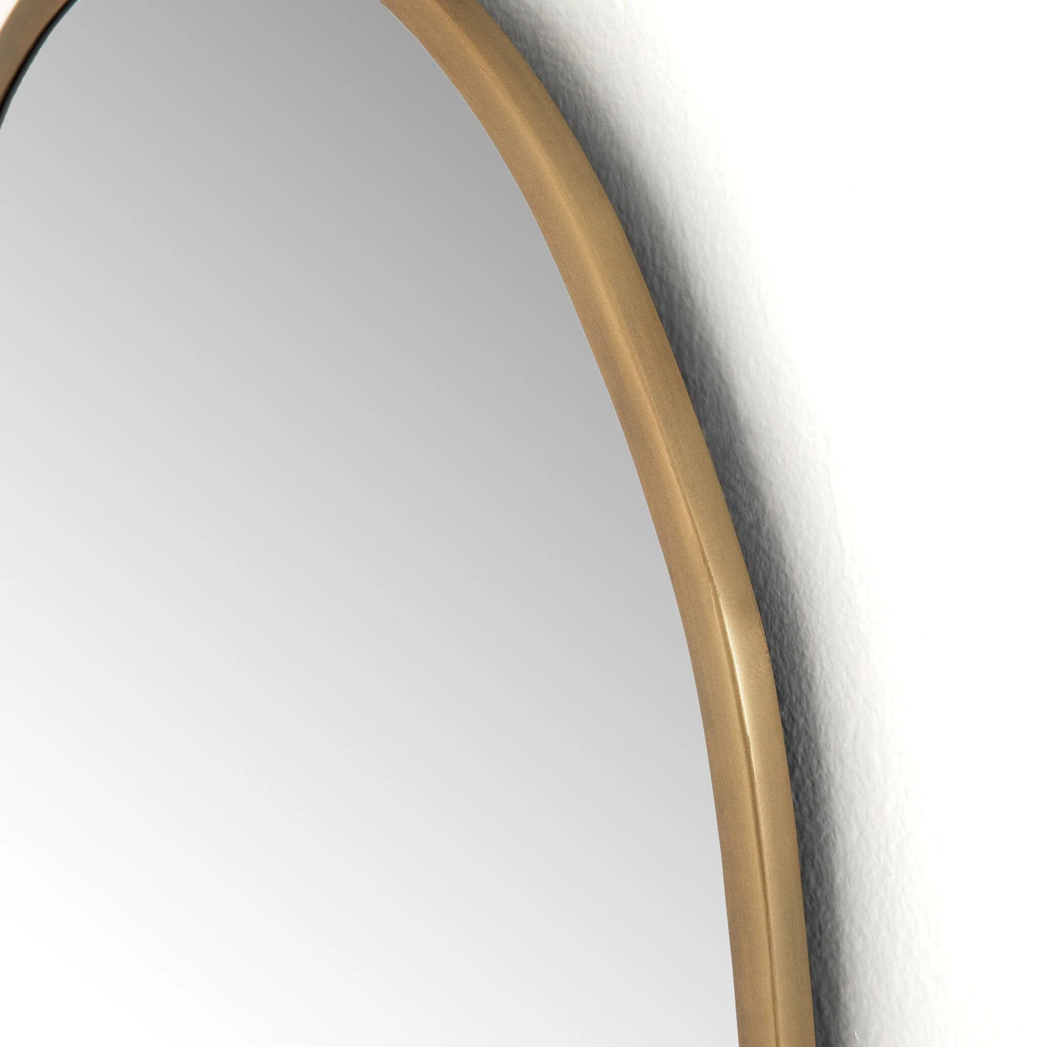 Brinley Mirror - Antique Brass Iron - Image 2