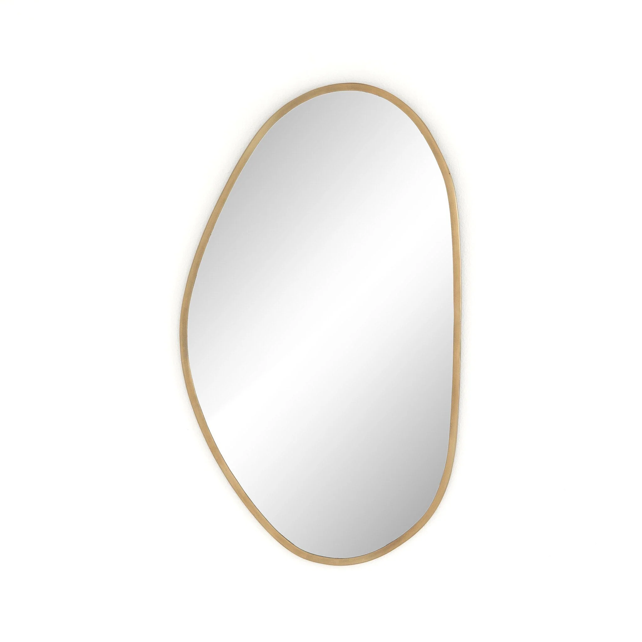 Brinley Mirror - Antique Brass Iron - Image 1