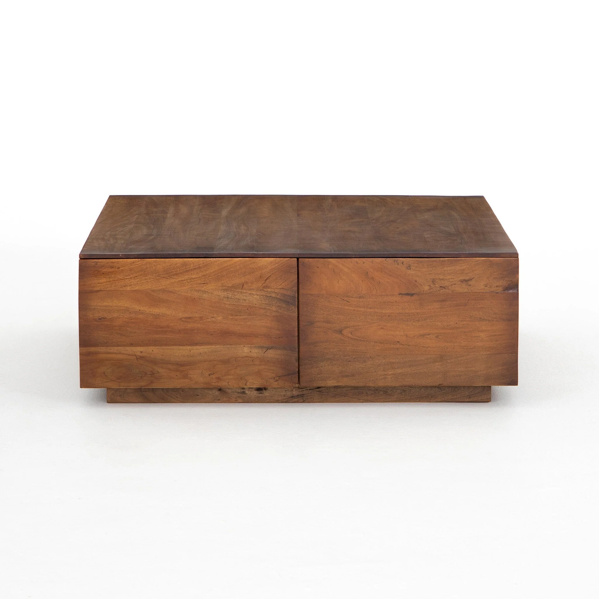 Duncan Storage Coffee Table - Reclaimed Fruitwood - Image 1