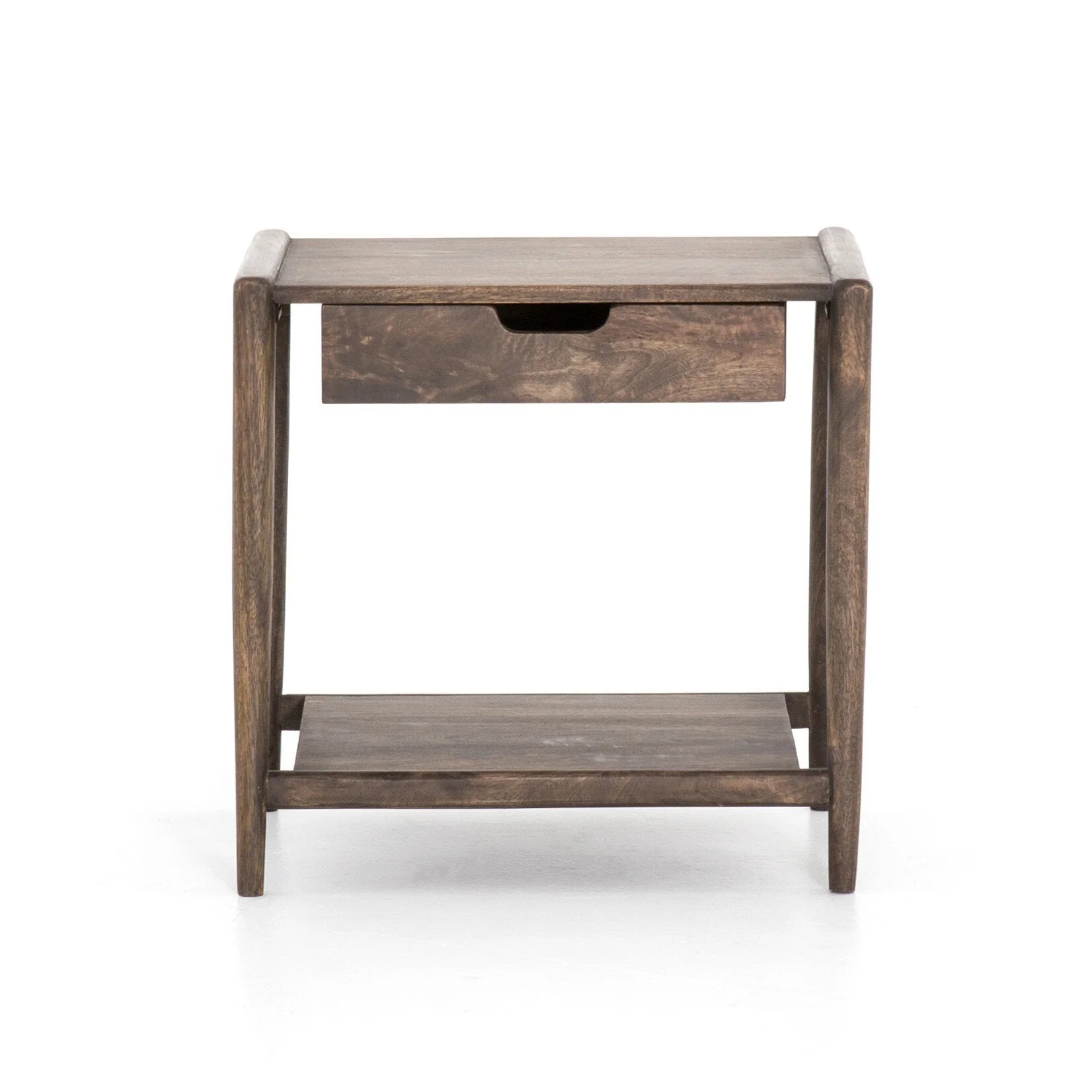 Valeria End Table - Aged Brown - Image 1