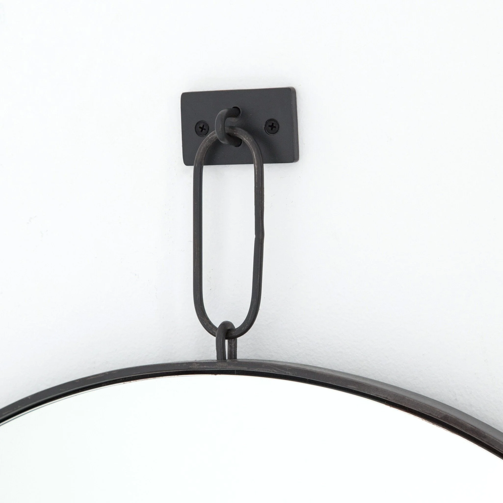 Vina Mirror - Antiqued Iron - Image 2