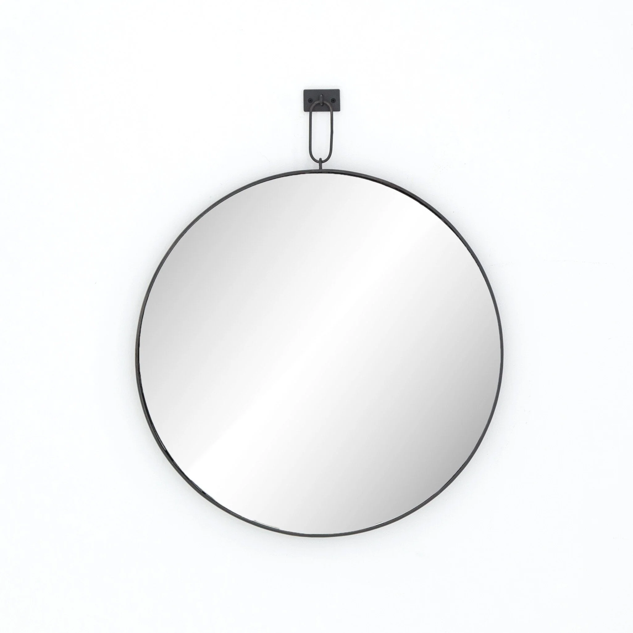 Vina Mirror - Antiqued Iron - Image 1