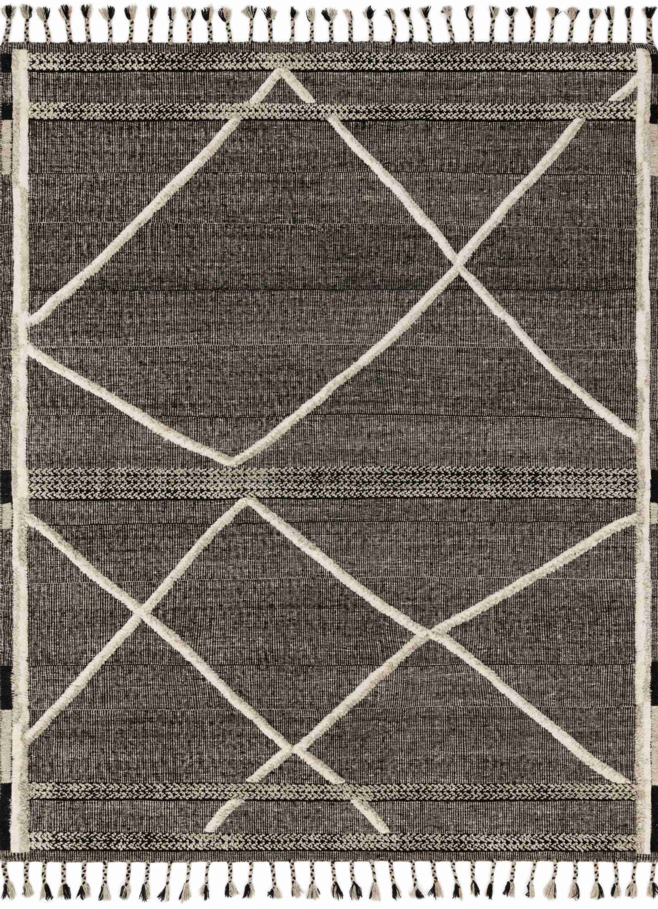 Loloi | Iman Collection | Beige / Charcoal | IMA-02 - Image 1