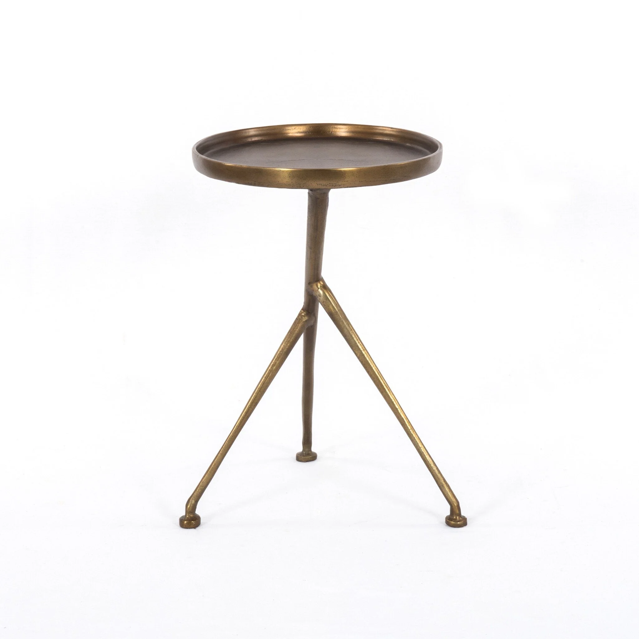Schmidt Accent Table - Raw Antique Brass - Image 3
