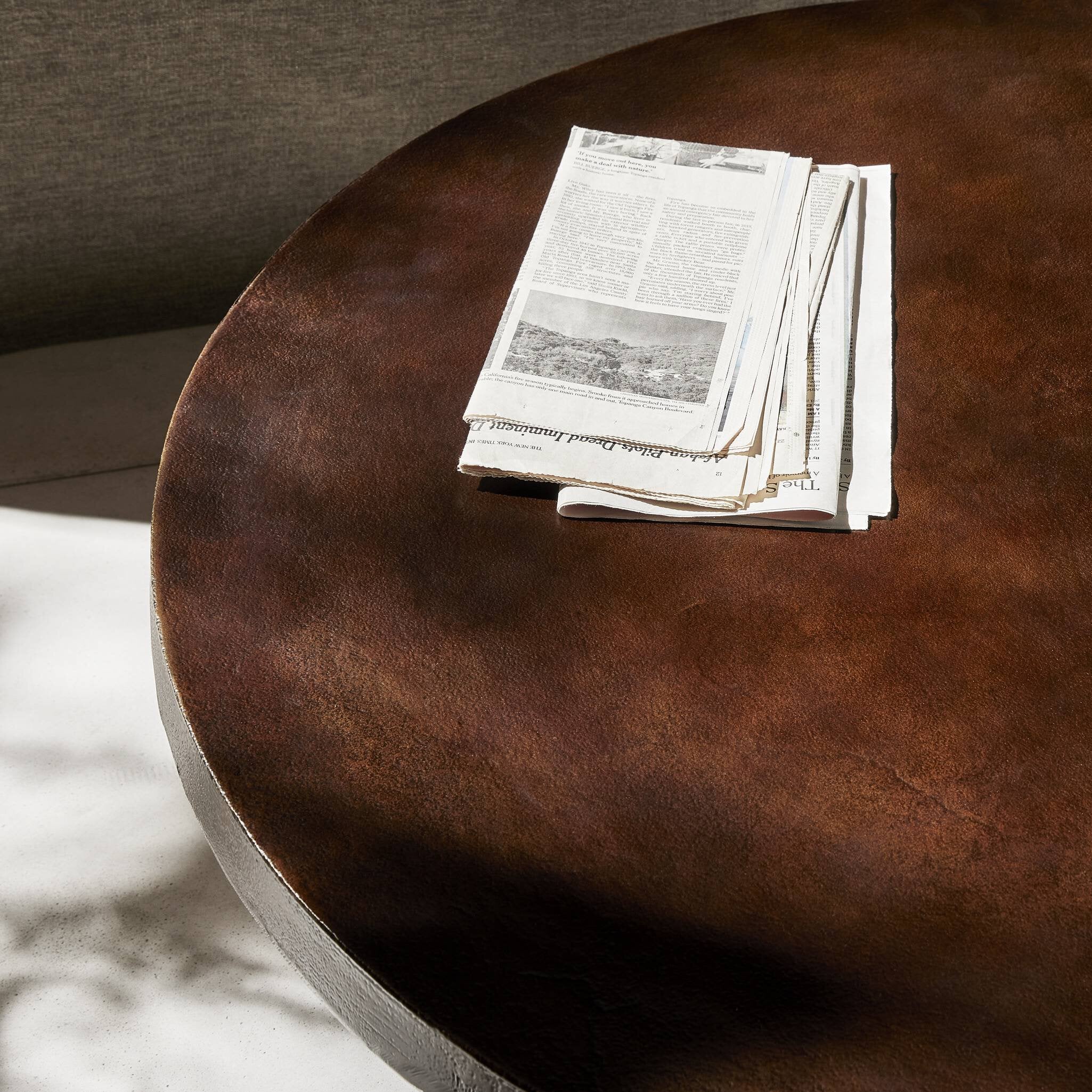 Cruz Coffee Table - Antique Rust - Image 3