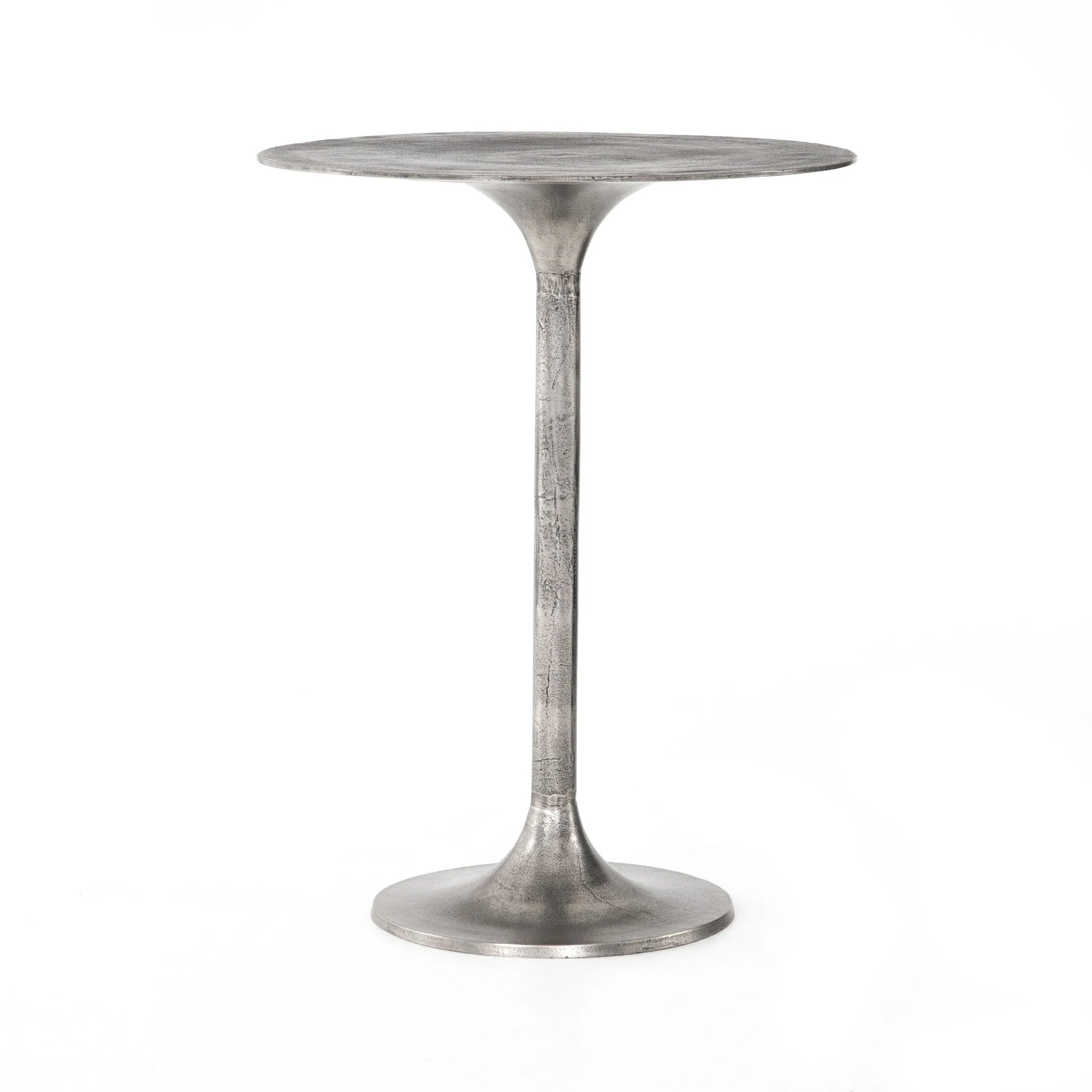 Simone Bar + Counter Table - Raw Antique Nickel - Image 1
