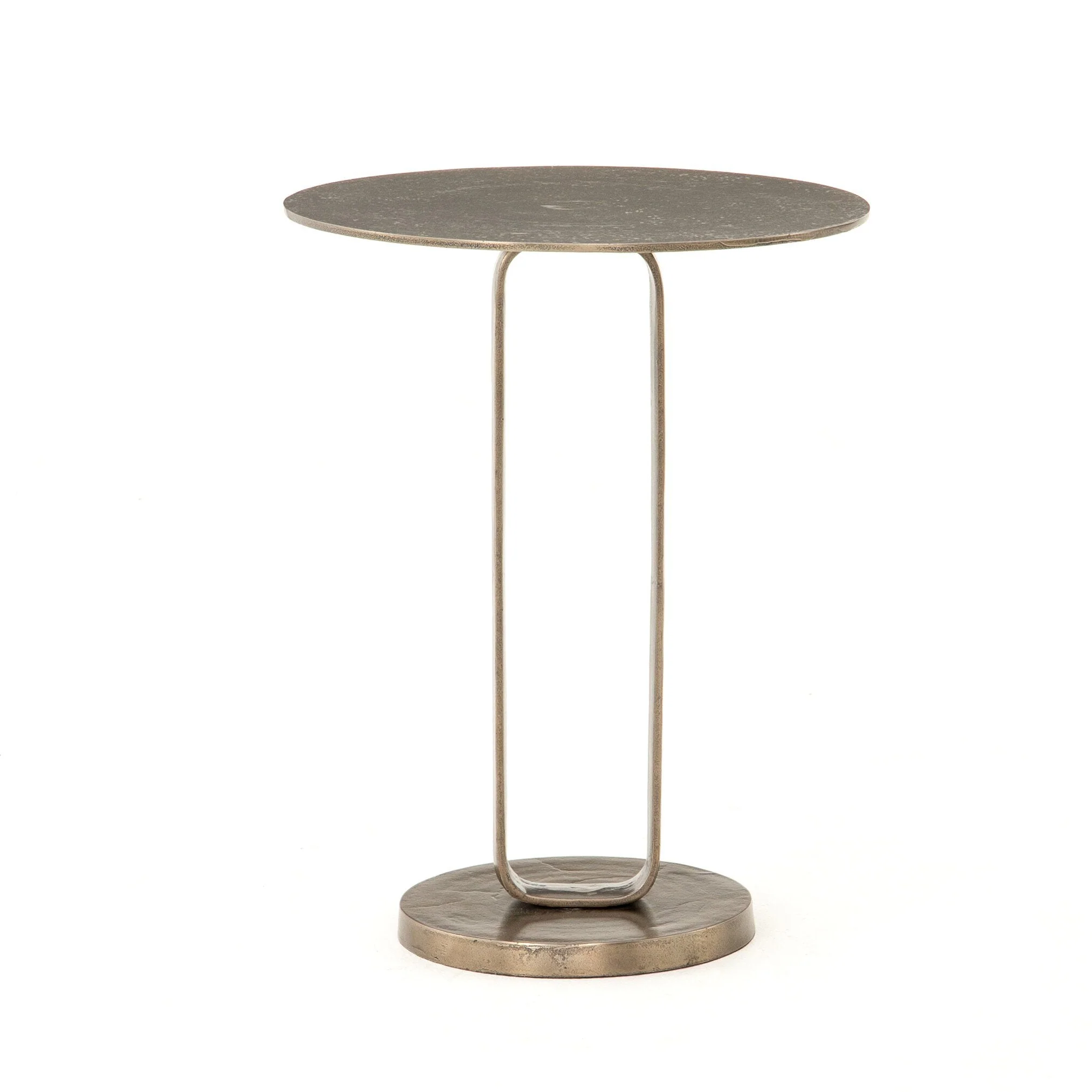 Douglas End Table - Aged Bronze - Image 1