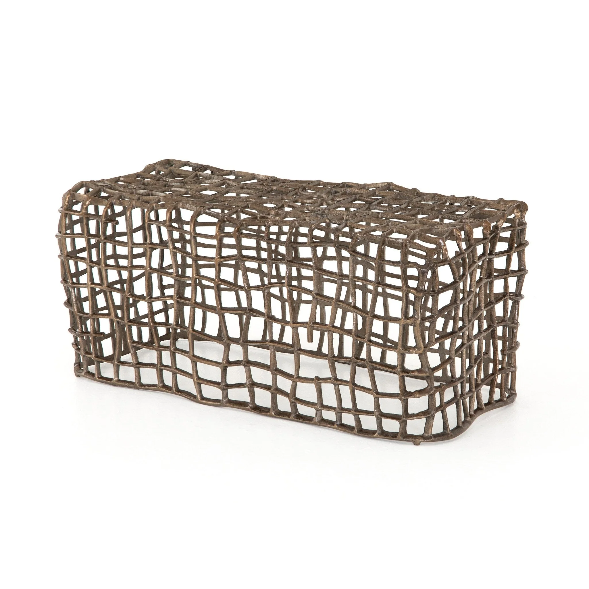 Zander Outdoor Bench - Aged Bronze - Image 2