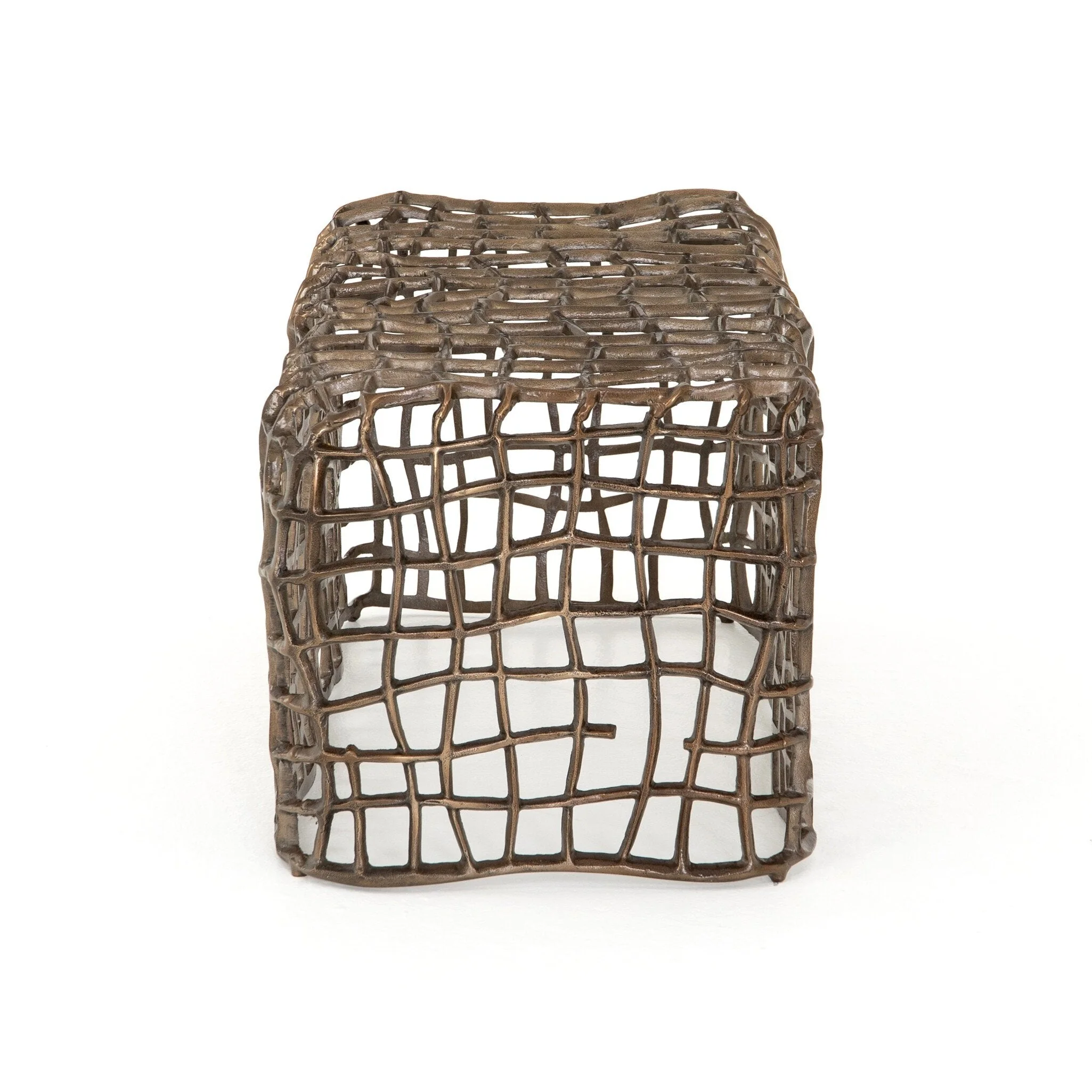 Zander Outdoor Bench - Aged Bronze - Image 3