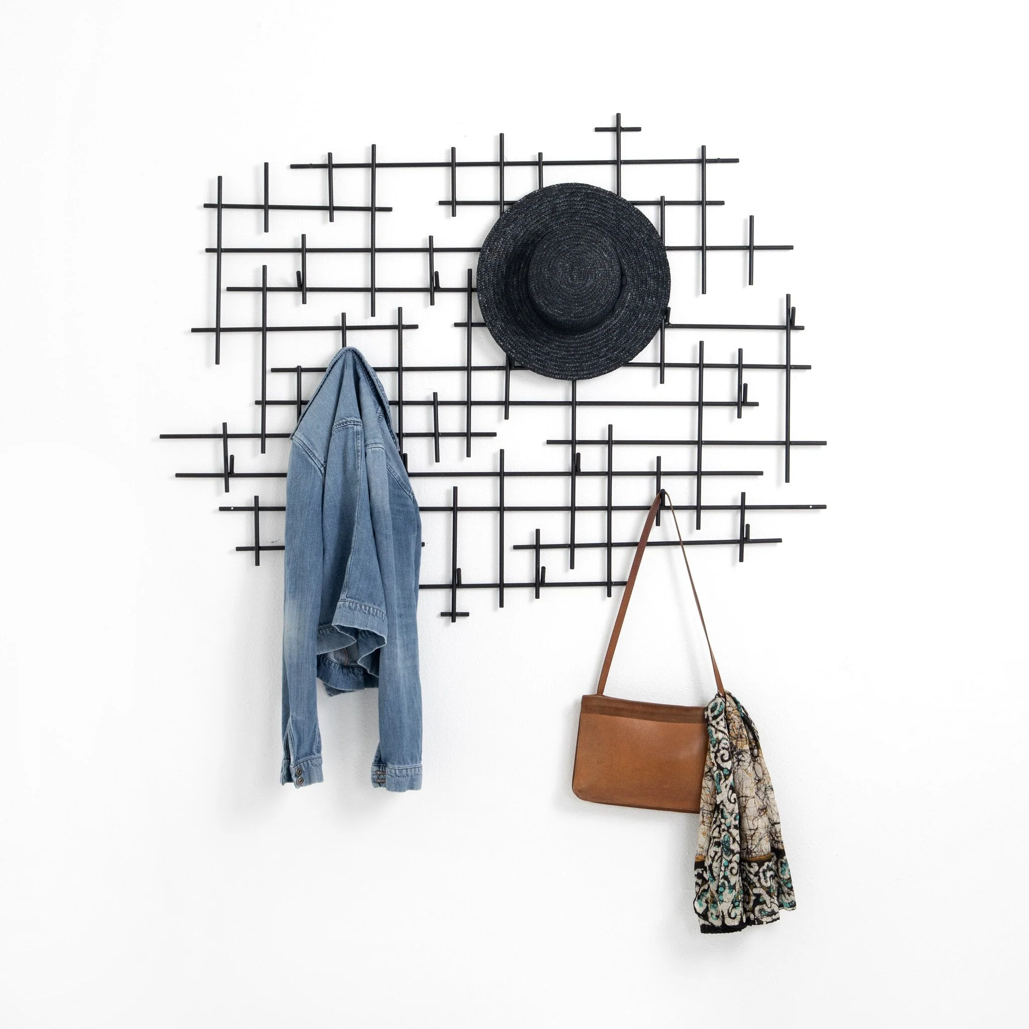 Crossin Coat Rack - Iron Matte Black - Image 2
