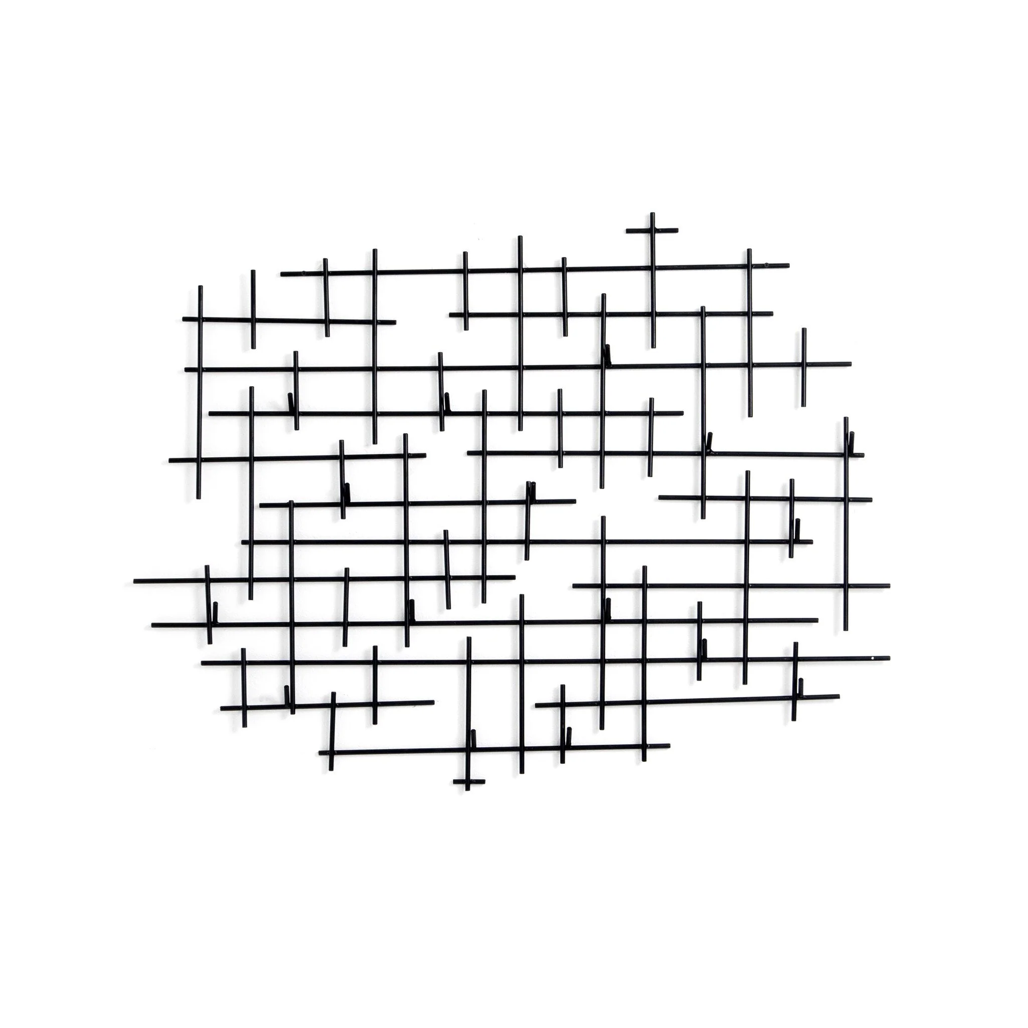Crossin Coat Rack - Iron Matte Black - Image 1
