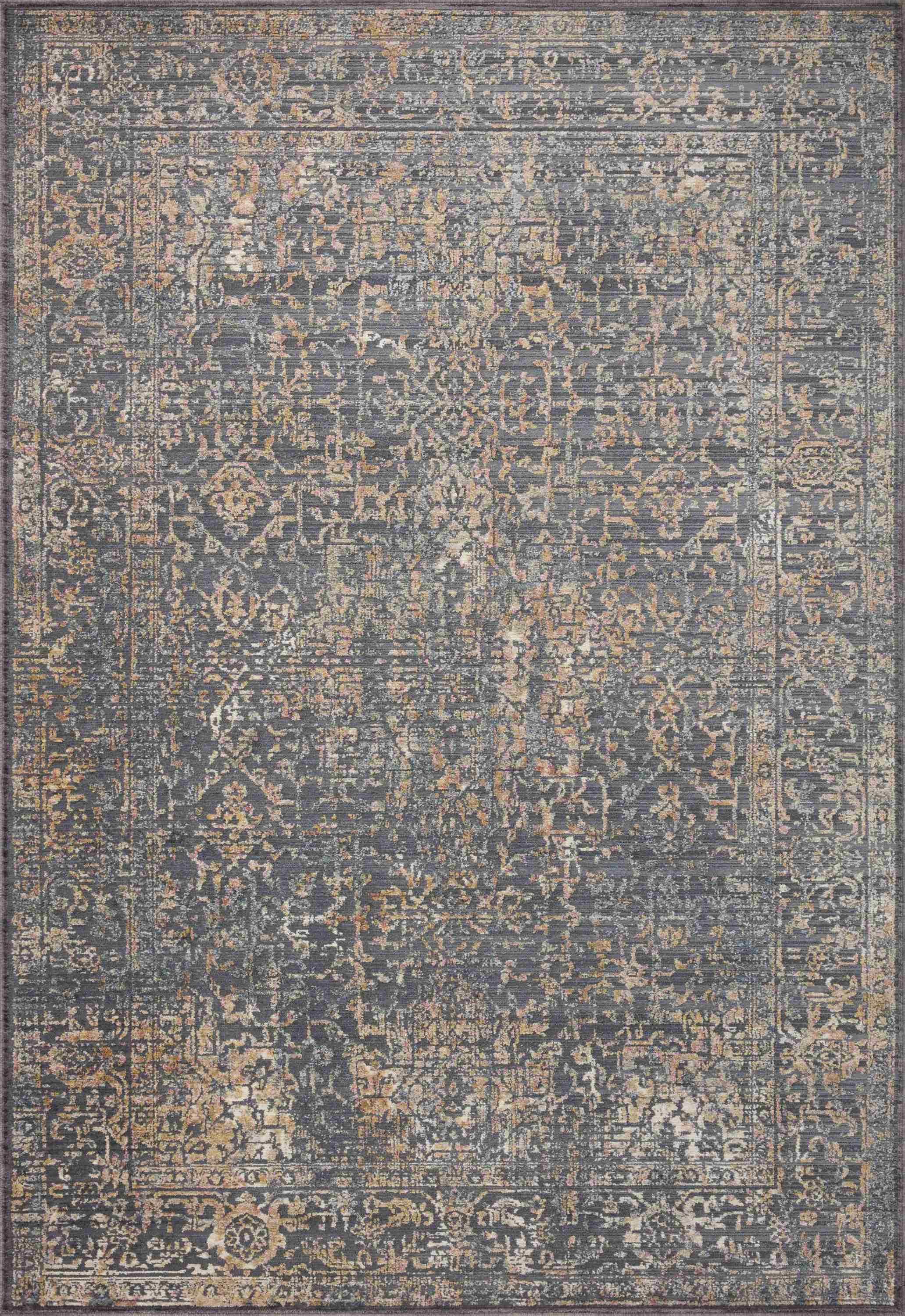 Loloi | Indra Collection | Graphite / Sunset | INA-05 - Image 1