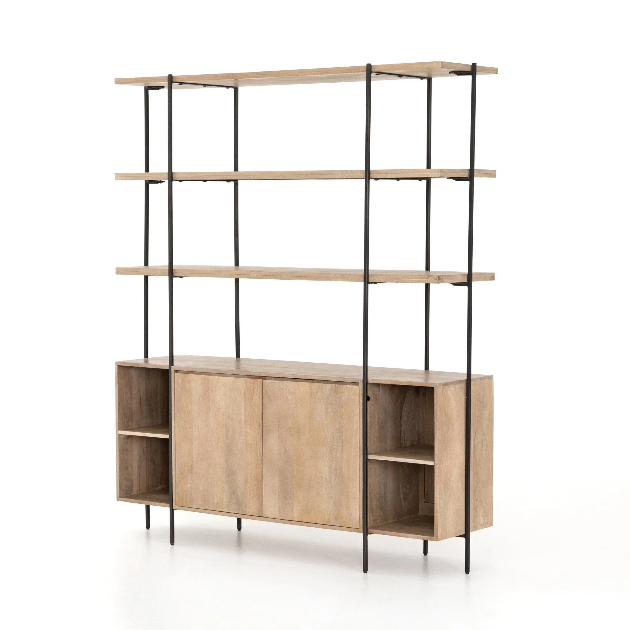 Elena Sideboard and Hutch - Satin Black - Image 2