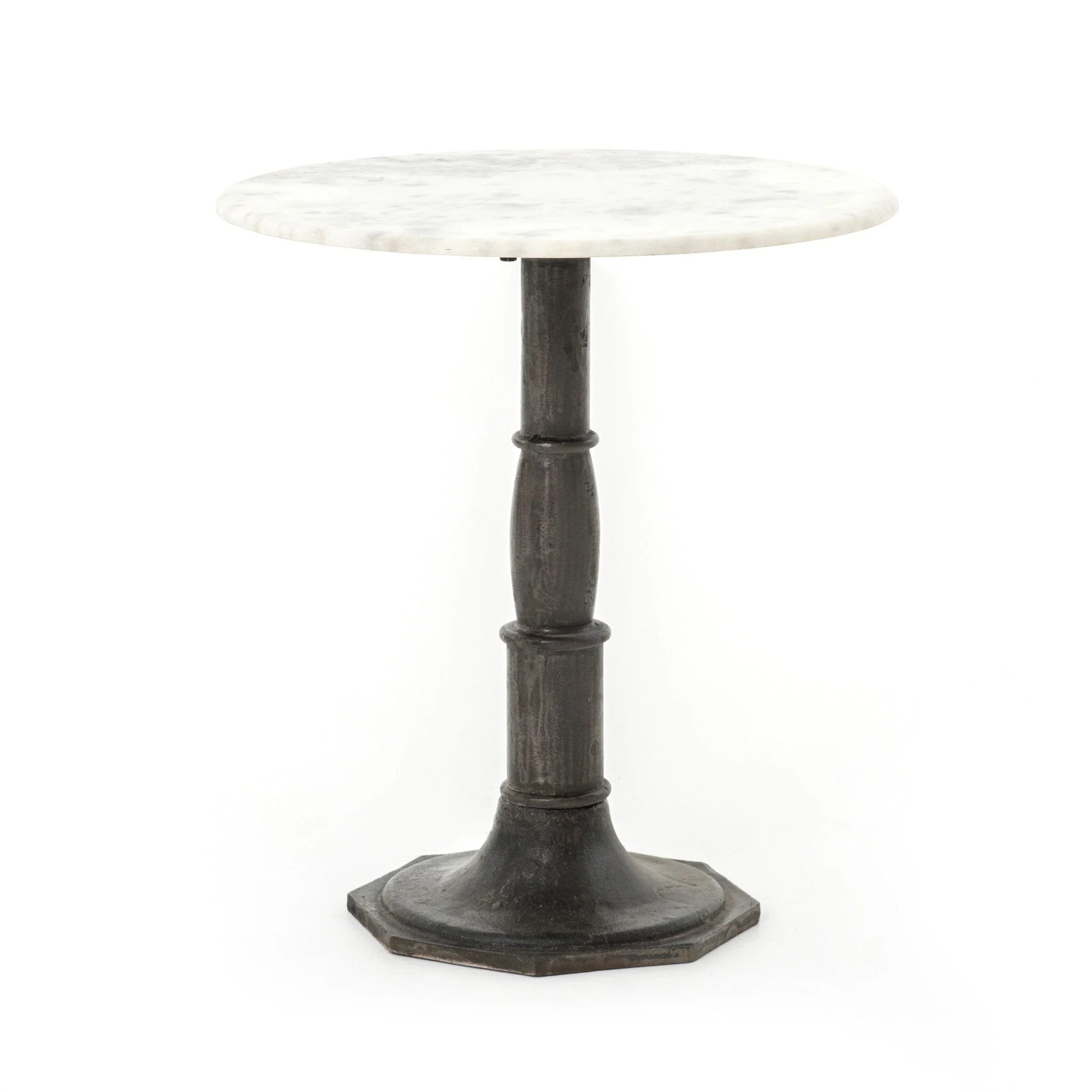 Lucy Side Table - White Marble - Image 1