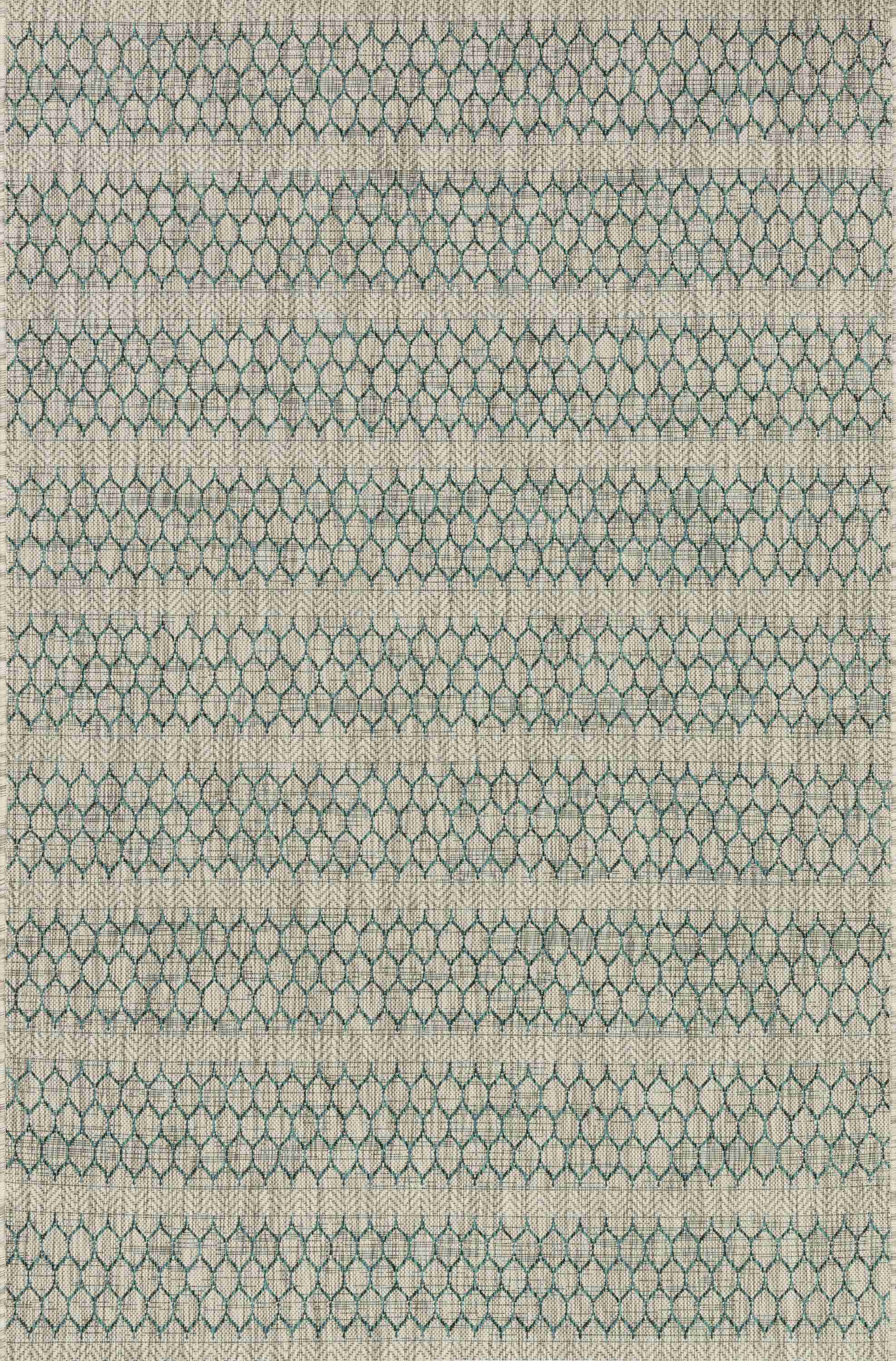 Loloi | Isle Collection | Grey / Teal | IE-01