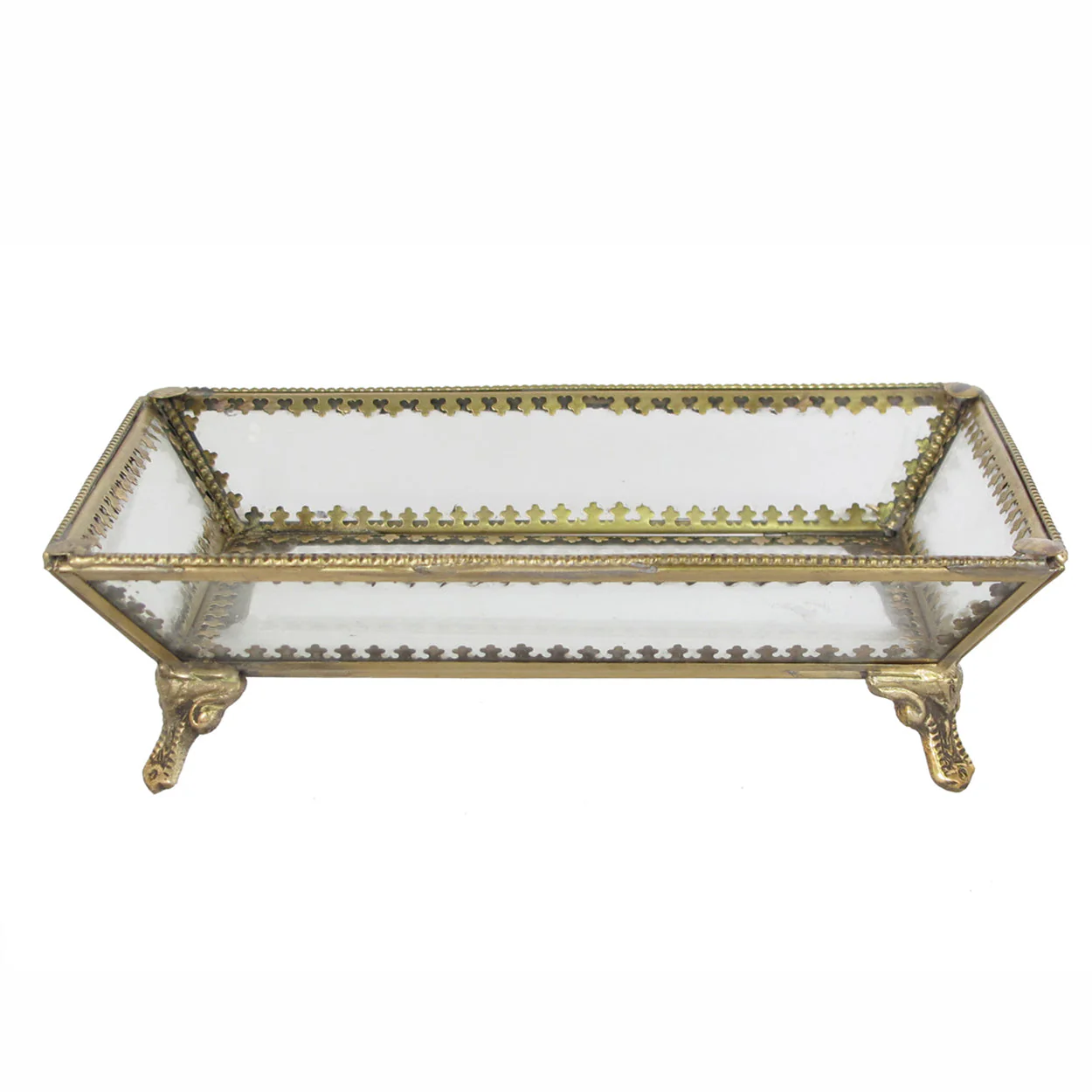 Victorian Glass Tray | Overstock