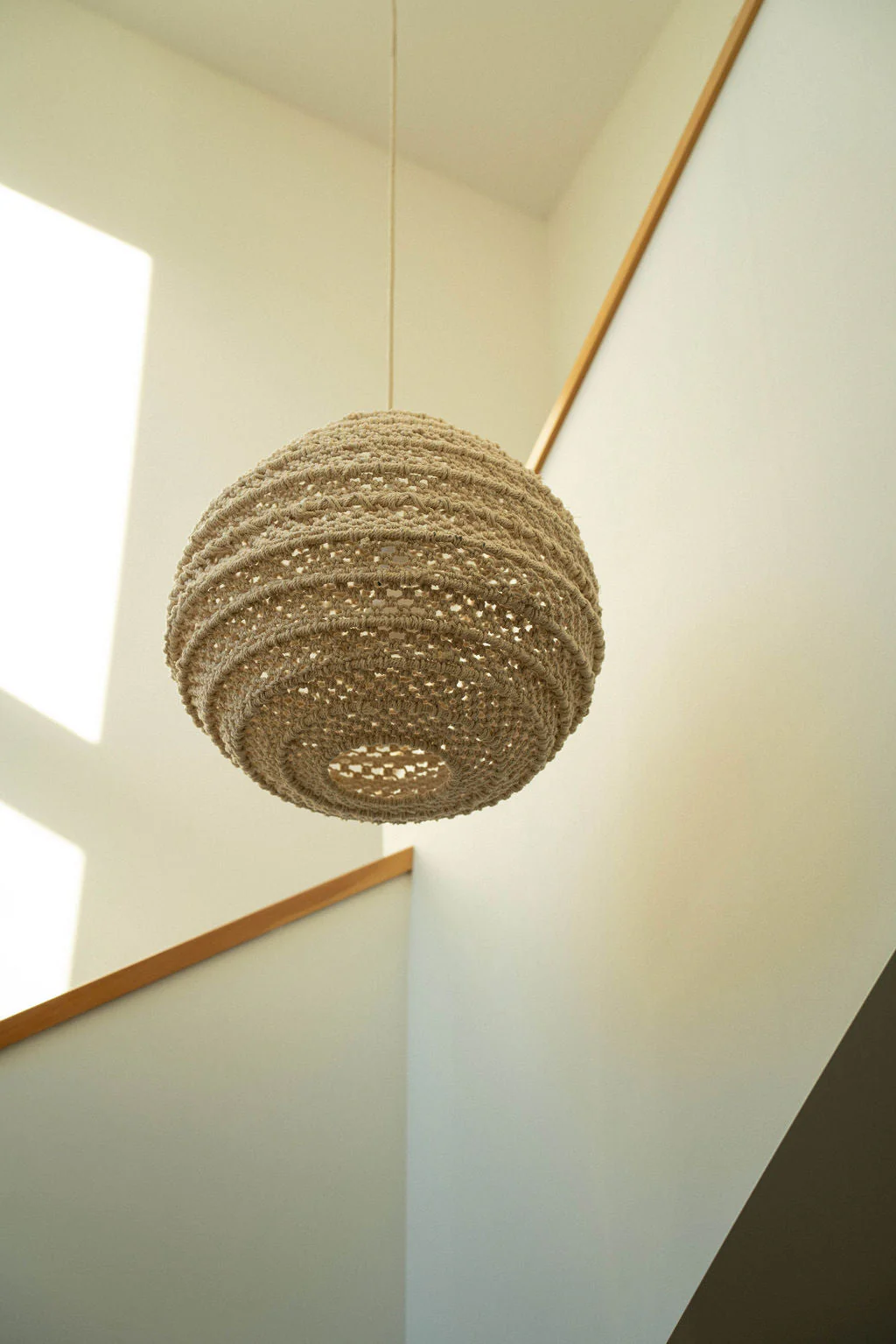 Hive Pendant, Cotton Rope - Image 2