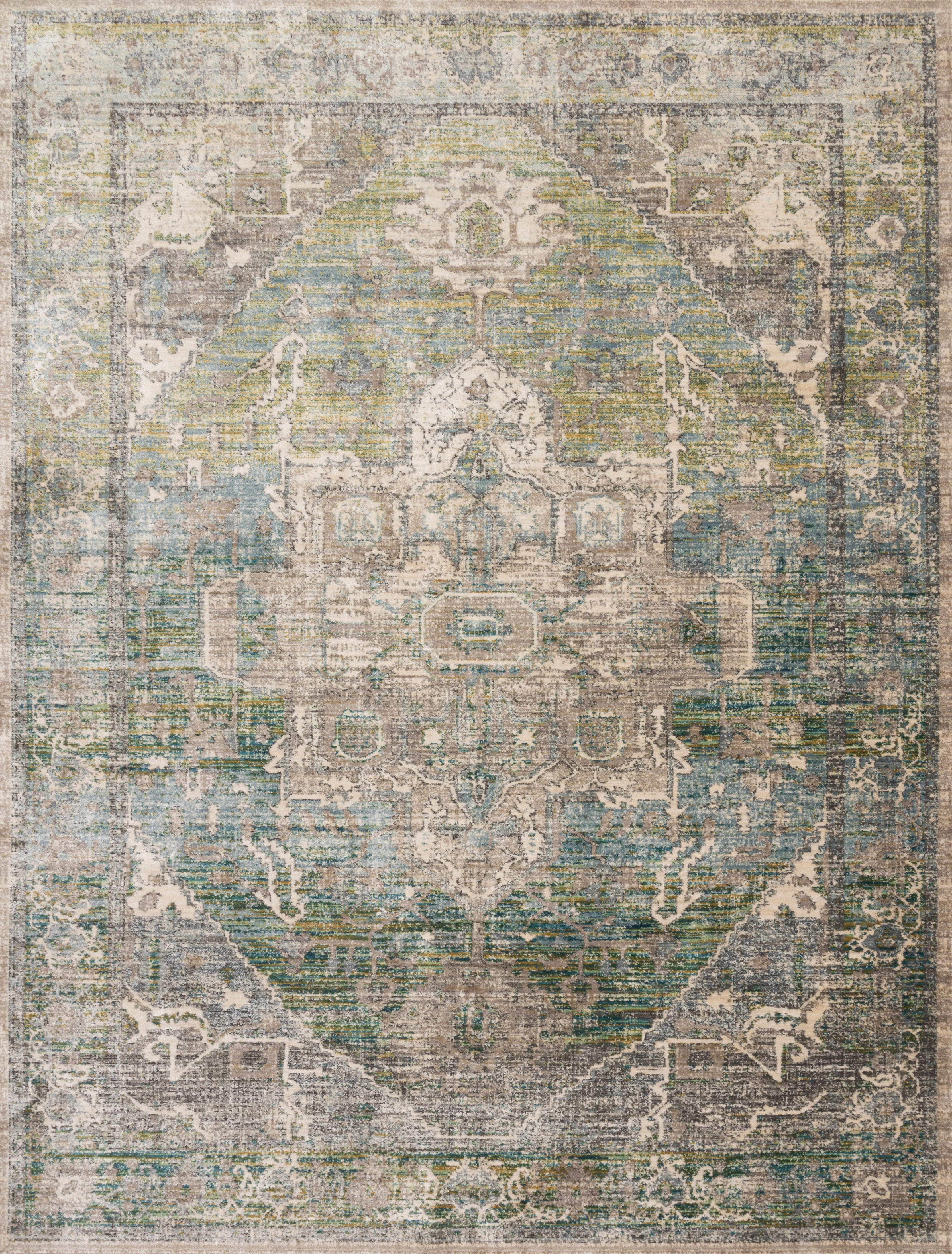 Loloi | Javari Collection | Grass / Ocean | JV-08