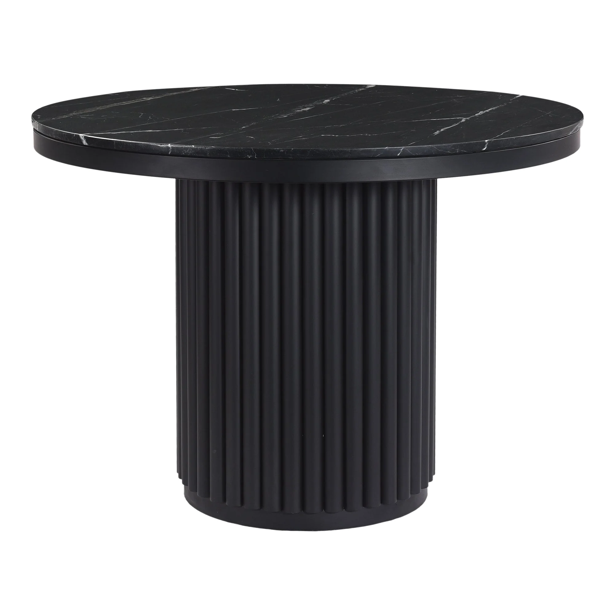 Tower Dining Table Black Marble - Image 1