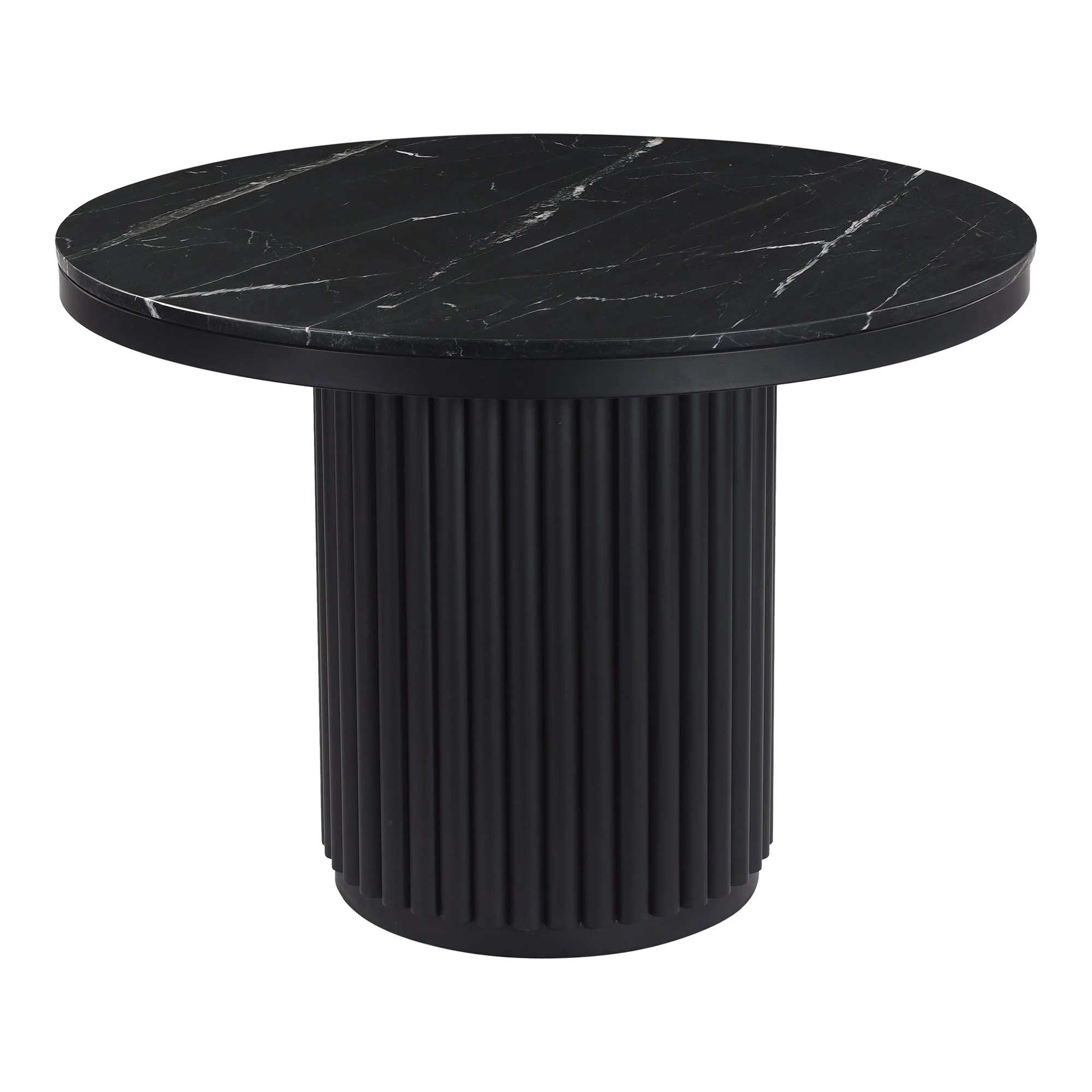 Tower Dining Table Black Marble - Image 2