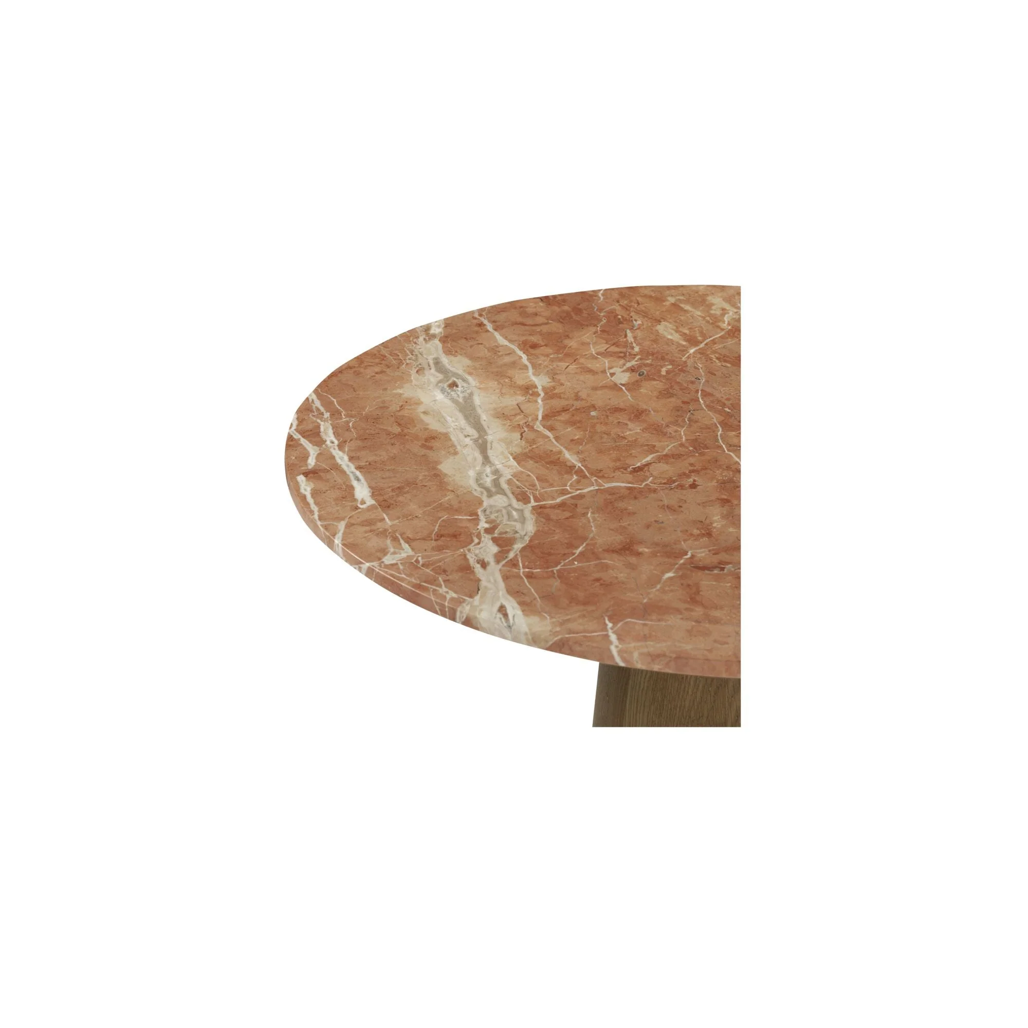 Sage Cafe Table Rosso Alicante Red Marble - Image 3