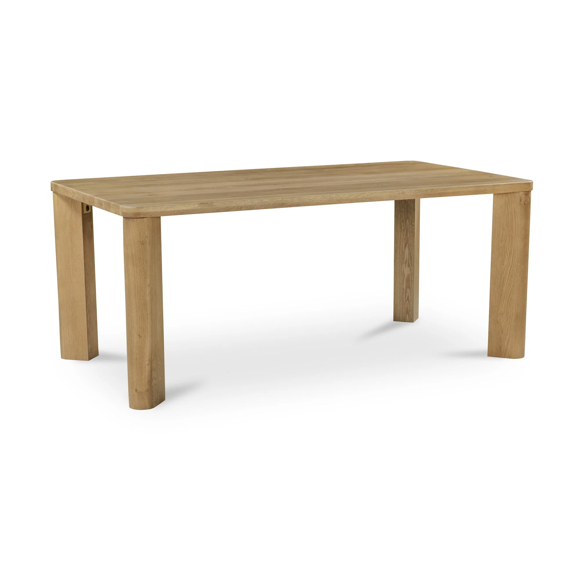 Segment Dining Table Wood Small Heritage Brown - Image 2