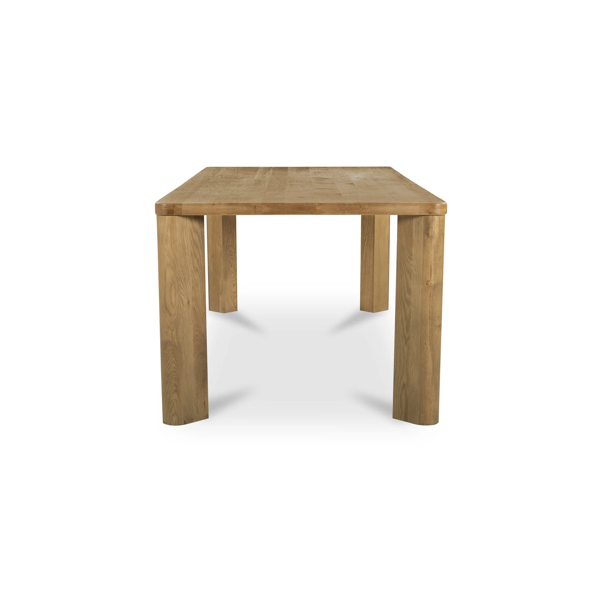 Segment Dining Table Wood Small Heritage Brown - Image 3